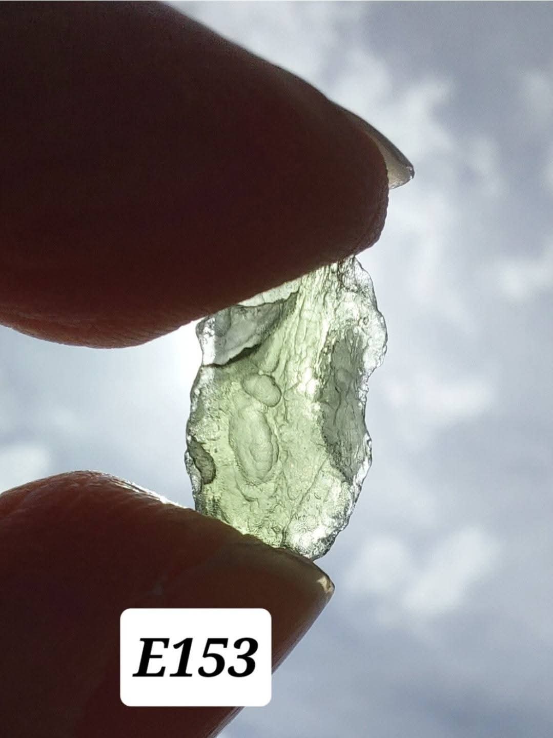 Moldavite Piece, 0.56g, Tektite (Ref: E153)