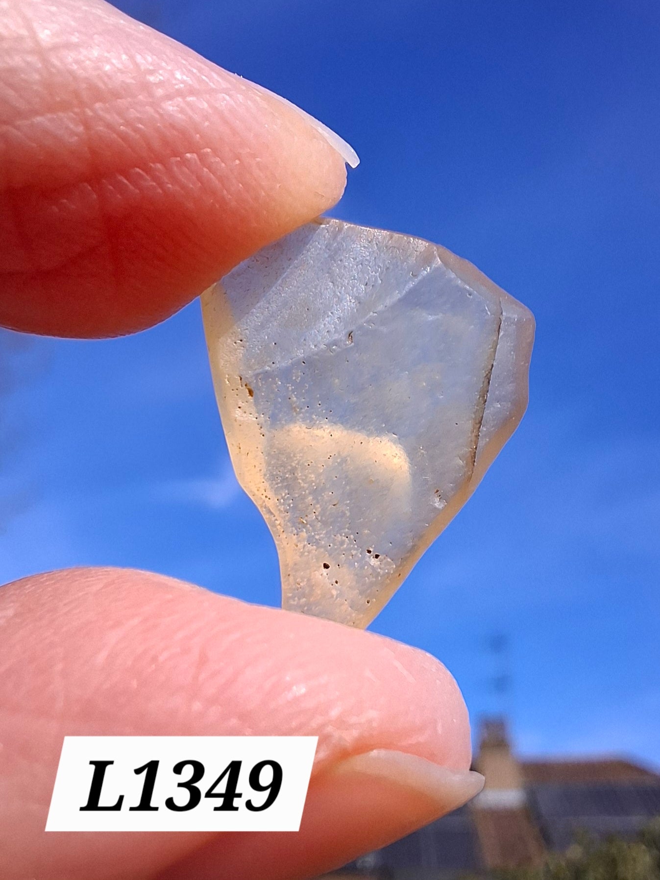 Libyan Desert Glass small Piece, 1.10g, Tektite (Ref: L1349)