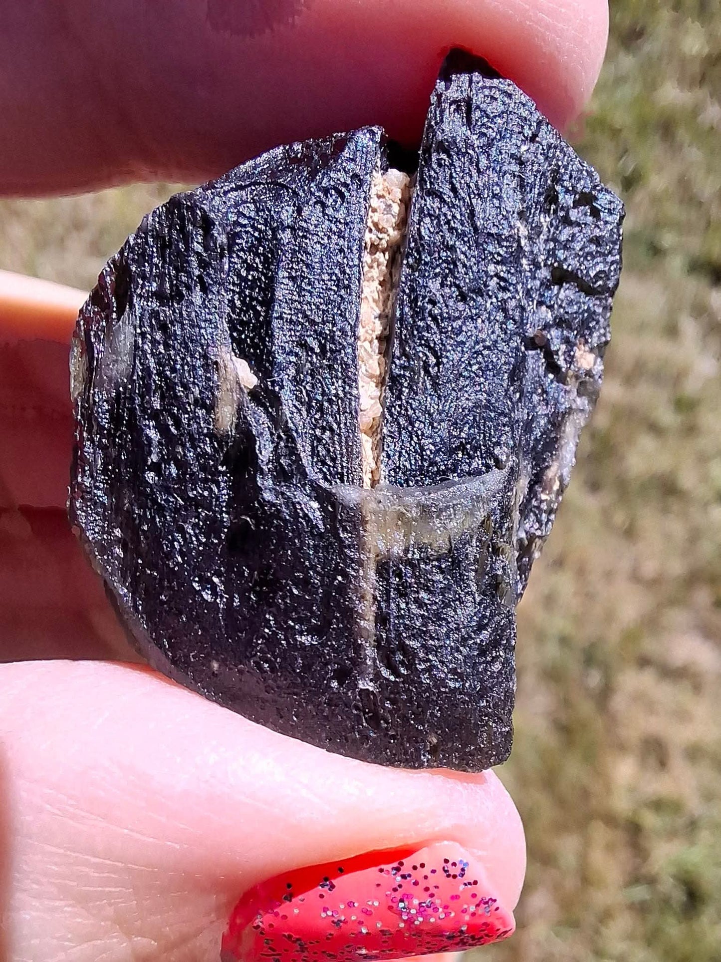 Moldavite Piece, JAKULE, 16.07g, Tektite (Ref: 1179)