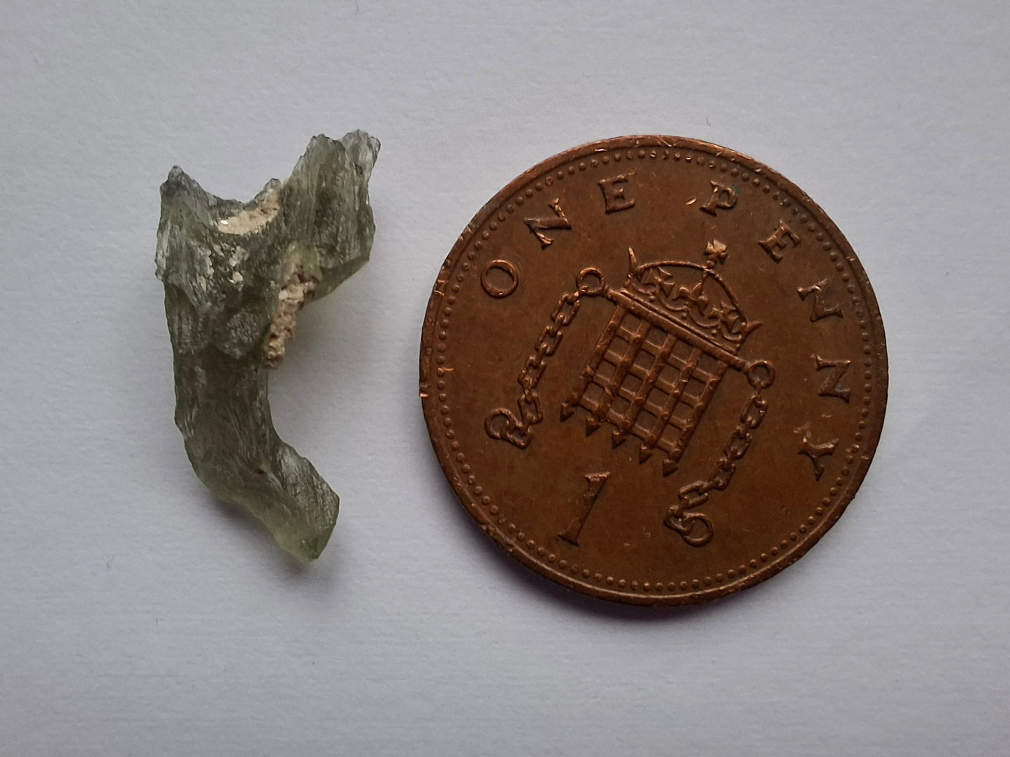 Moldavite Piece, 0.48g, Tektite (Ref: 1463)
