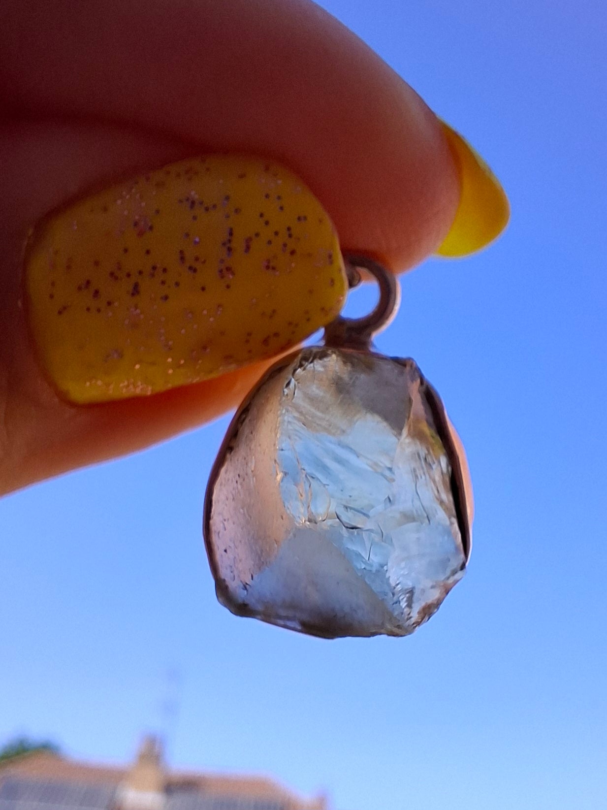 Libyan Desert Glass Pendant, 925 Silver, Tektite (Ref: LP76)