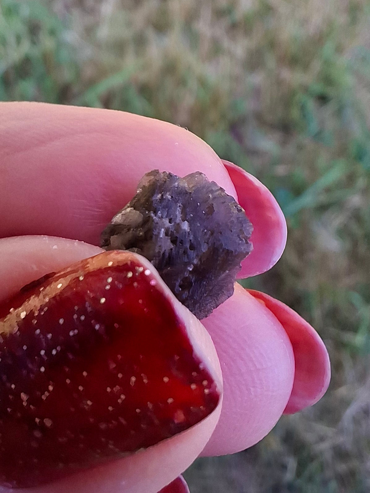 Moldavite Piece, 0.59g, Tektite (Ref: 1472)