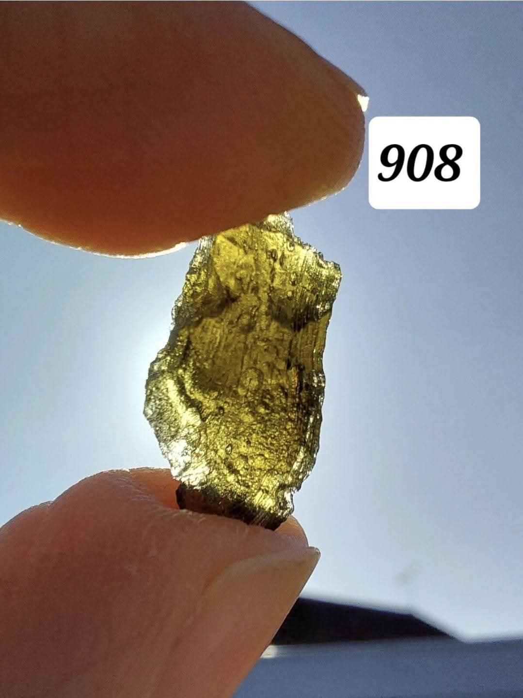 Moldavite Piece, 1.15g, Tektite (Ref: 908)
