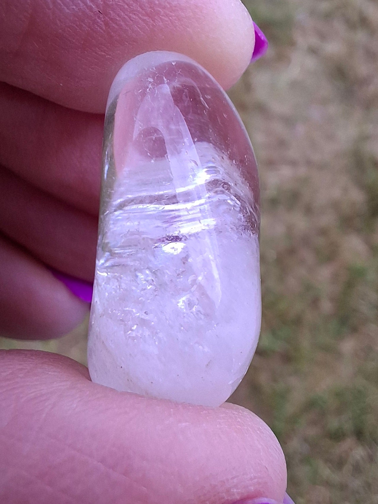 Clear Quartz, Tumble Stone, Crystal (Ref: T28)