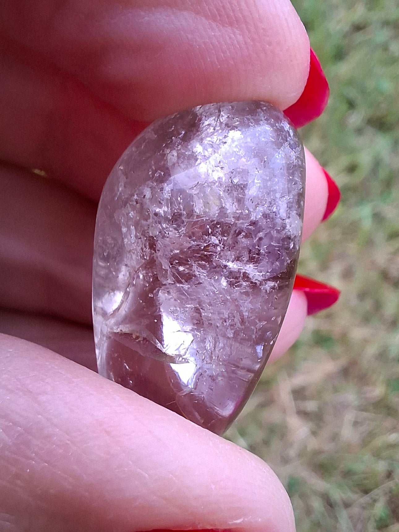 Smoky Quartz, Tumble Stone, Crystal (Ref: T102)