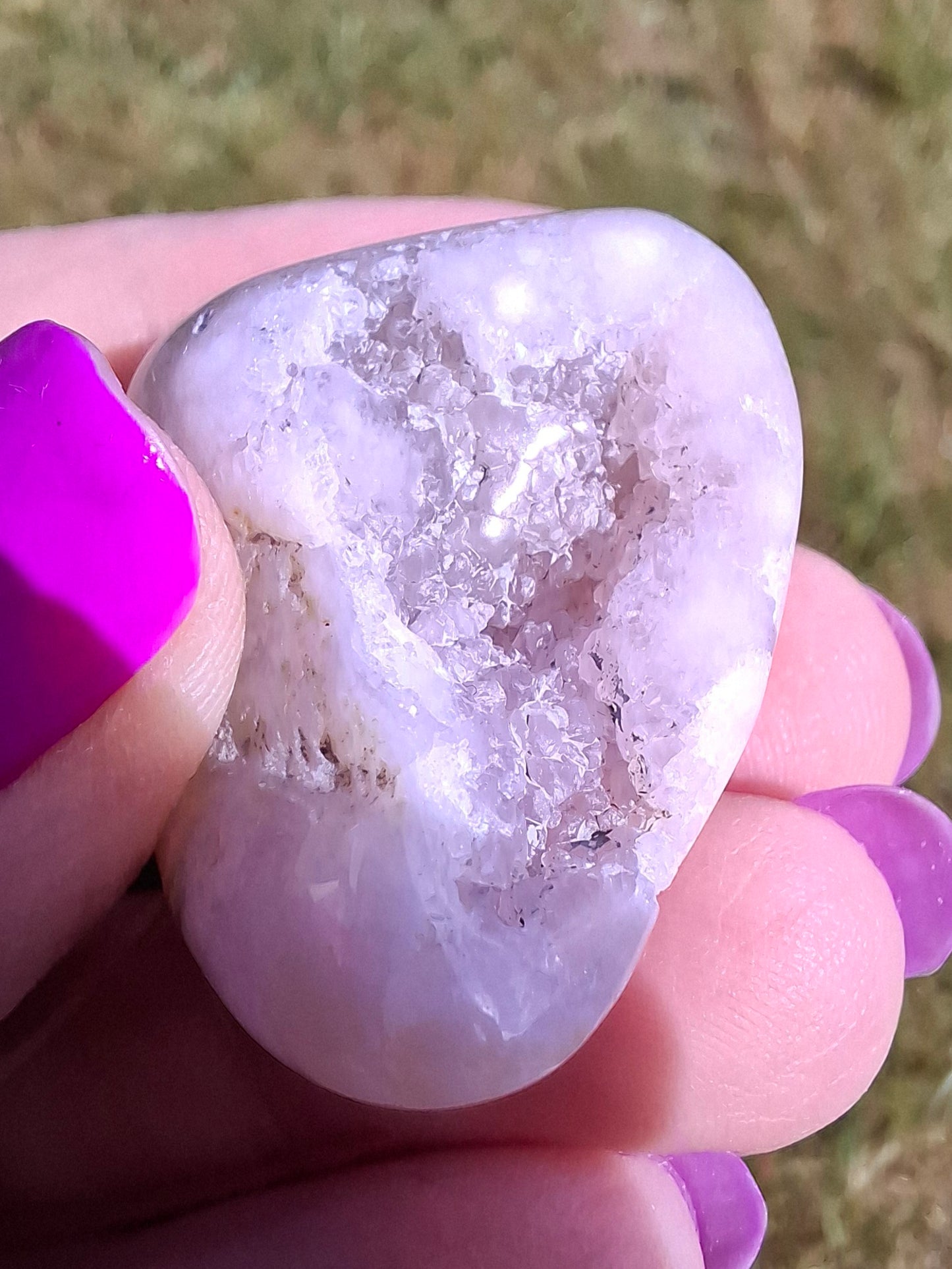 Flower Agate, Tumble Stone, Crystal (Ref: T74)