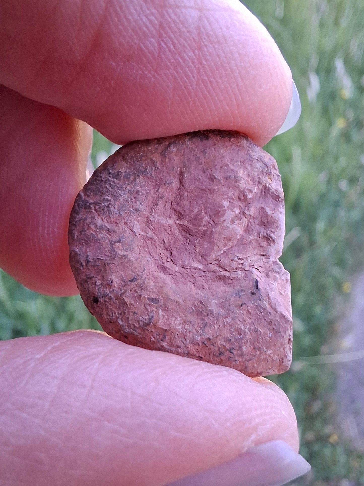 Small Haematite Ammonite HALF, 1.66g, Fossil (Ref: MA2)