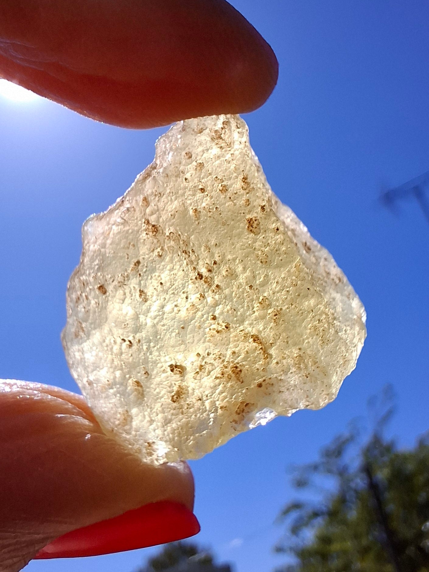 Libyan Desert Glass Piece, 10.15g, Tektite