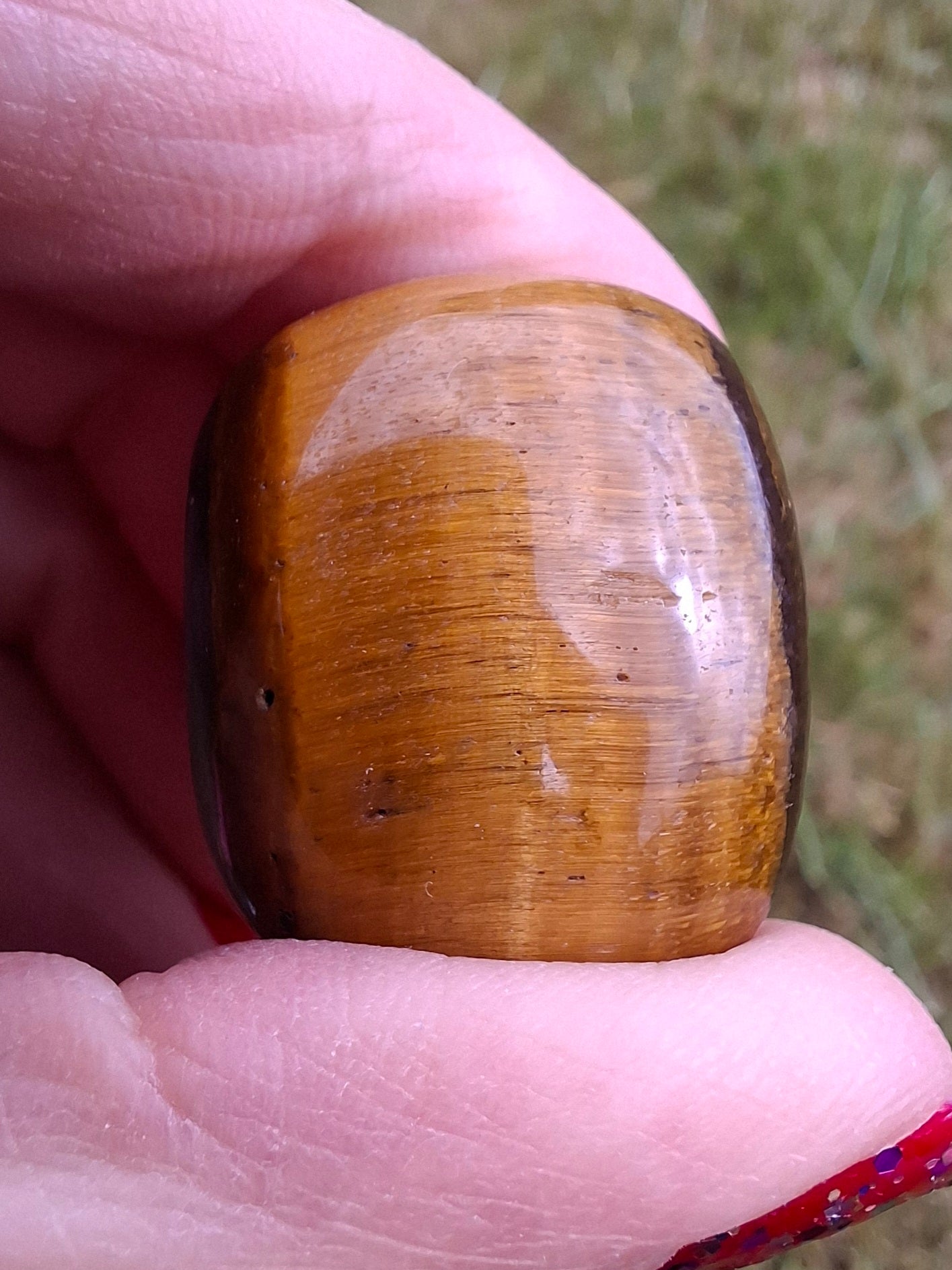 Tigers Eye, Tumble Stone, Crystal (Ref: T128)