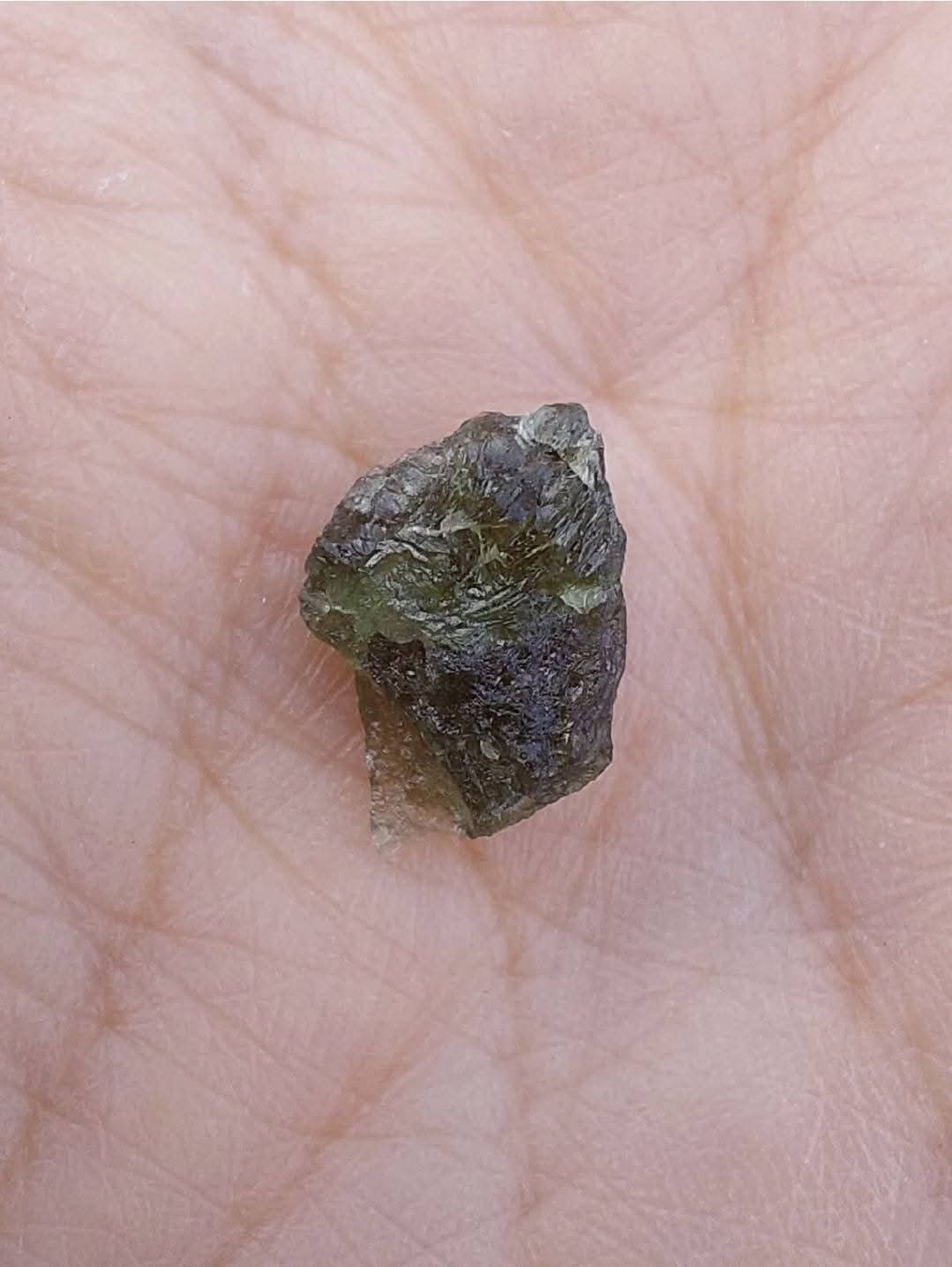 Moldavite Piece, 0.76g, Tektite (Ref: E207)