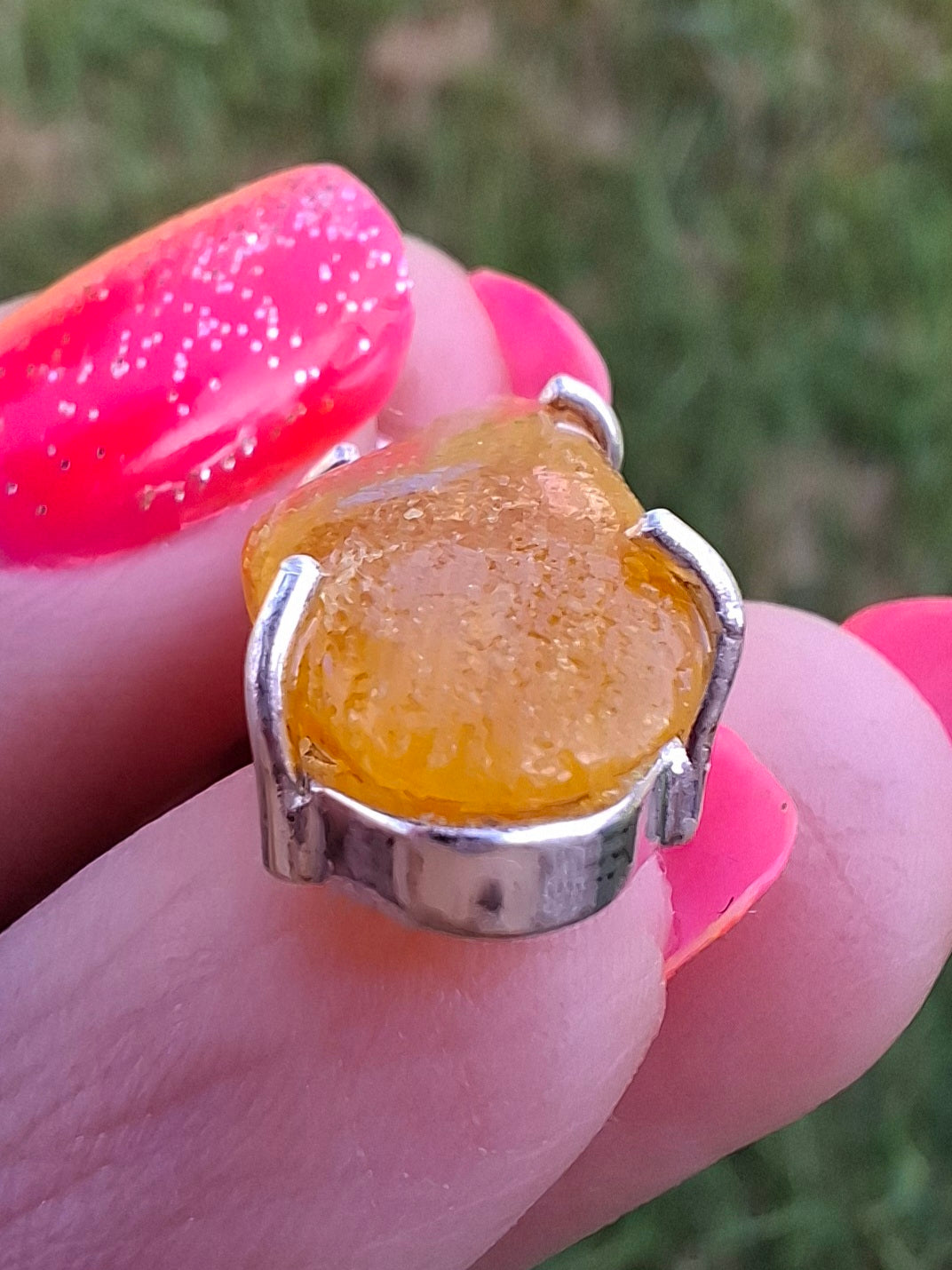 Baltic Amber Pendant, 925 Silver, Fossil (Ref: AP6)