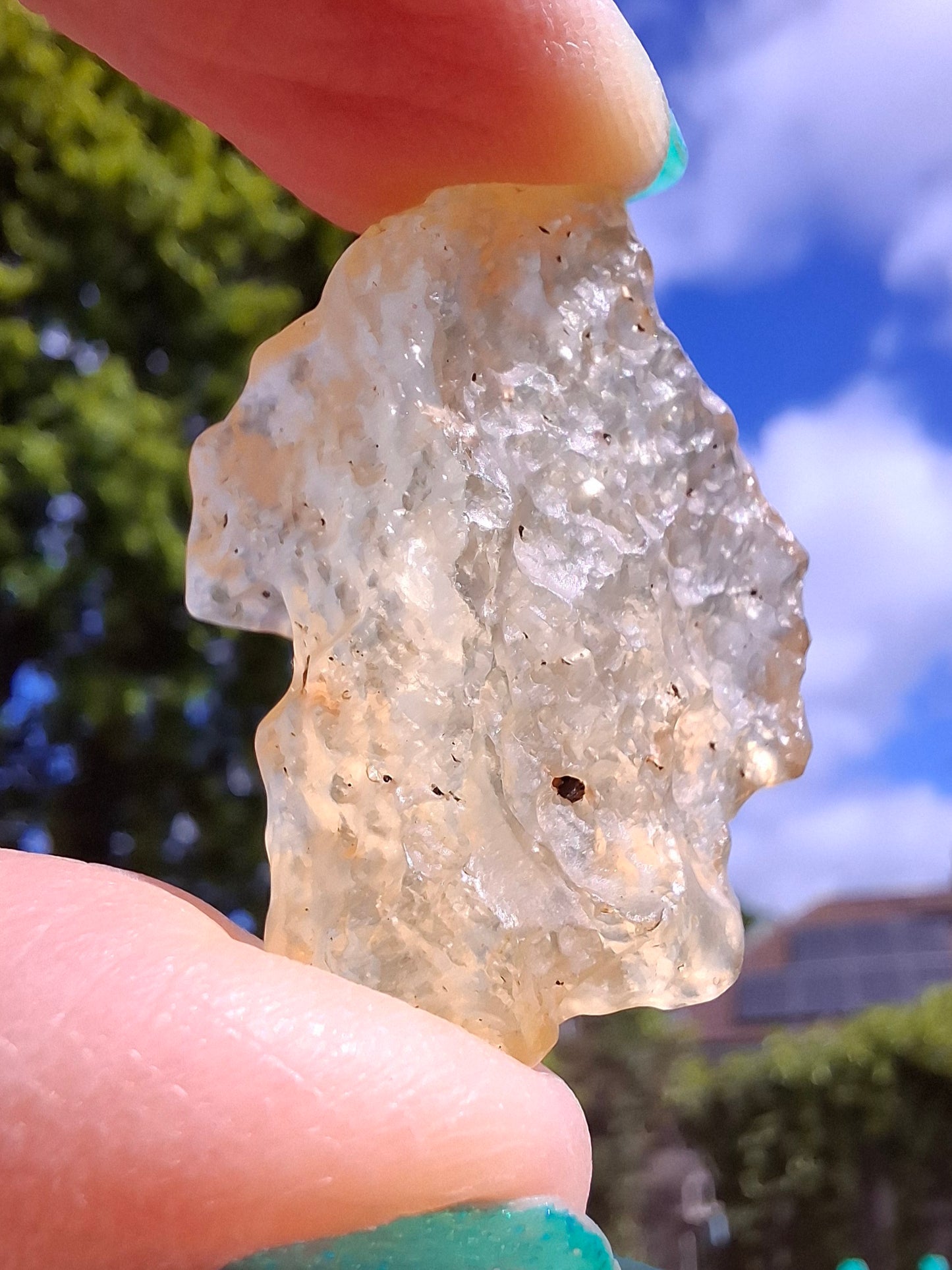 Libyan Desert Glass Piece, 10.00g, Tektite