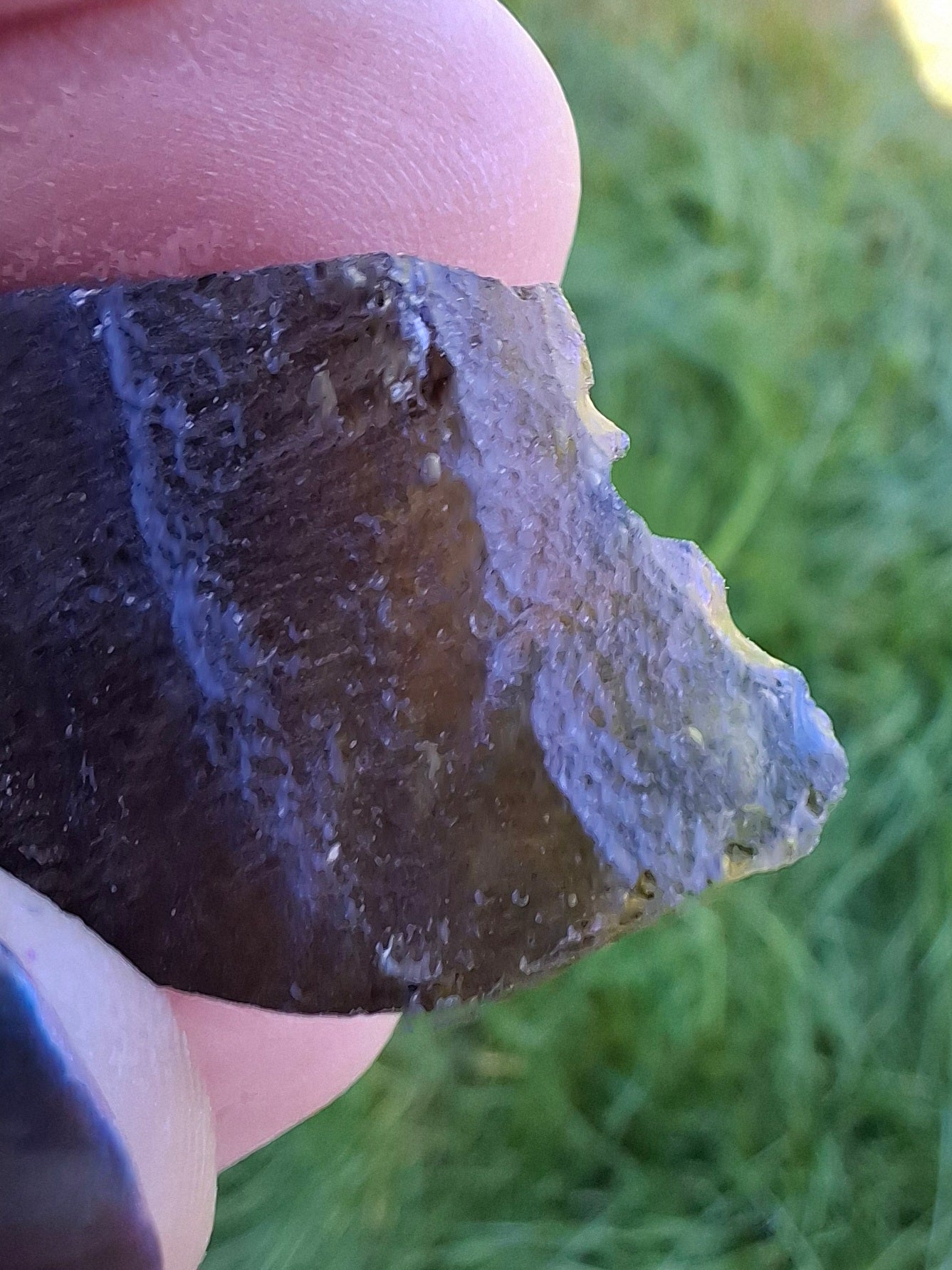 Moldavite Piece, JAKULE, 7.00g, Tektite (Ref: 1376)