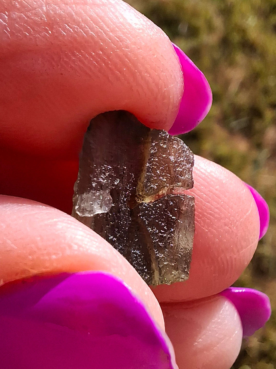 Moldavite Piece, 1.00g, Tektite (Ref: 1442)