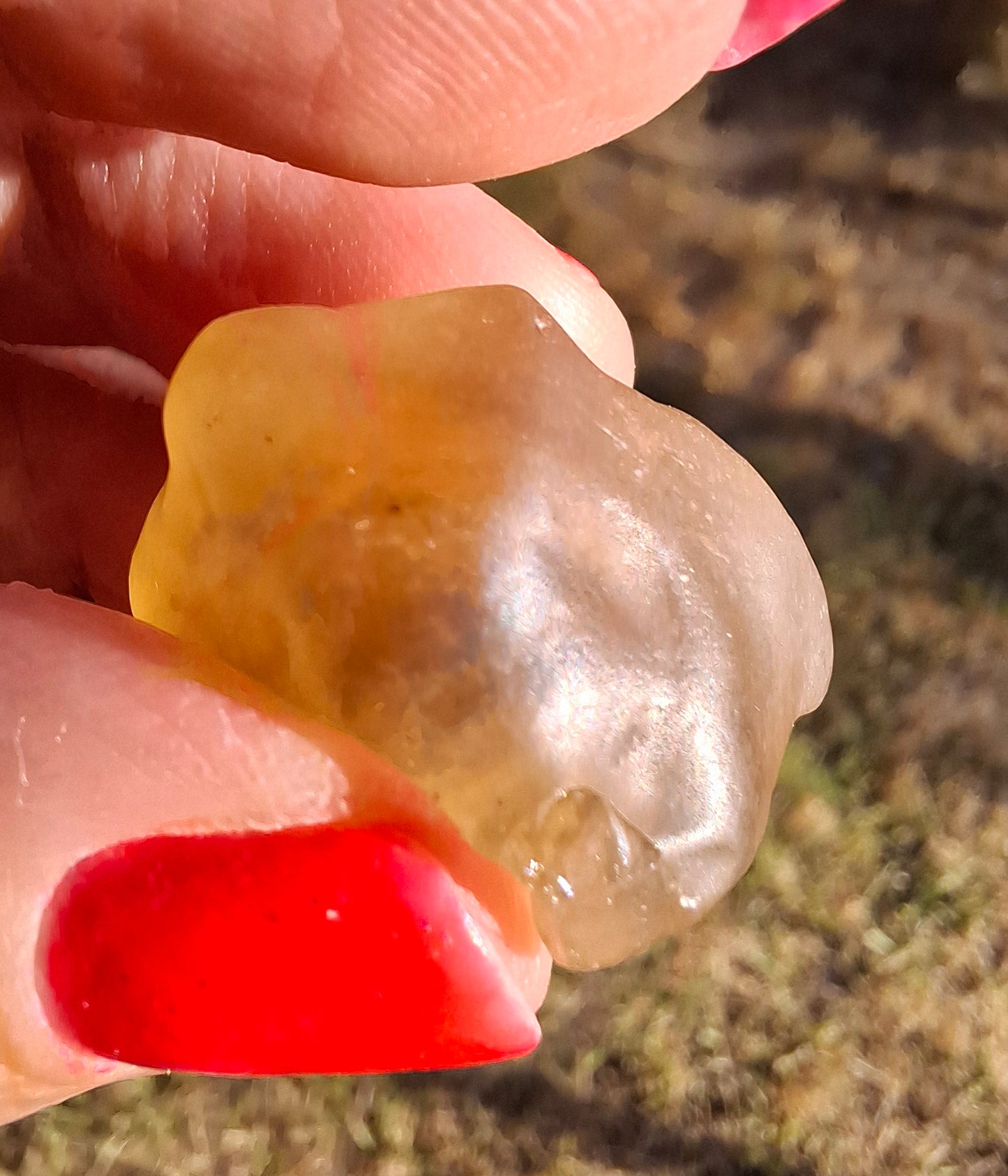 Libyan Desert Glass (darker) Piece, 10.32g, Tektite (Ref: L1376)