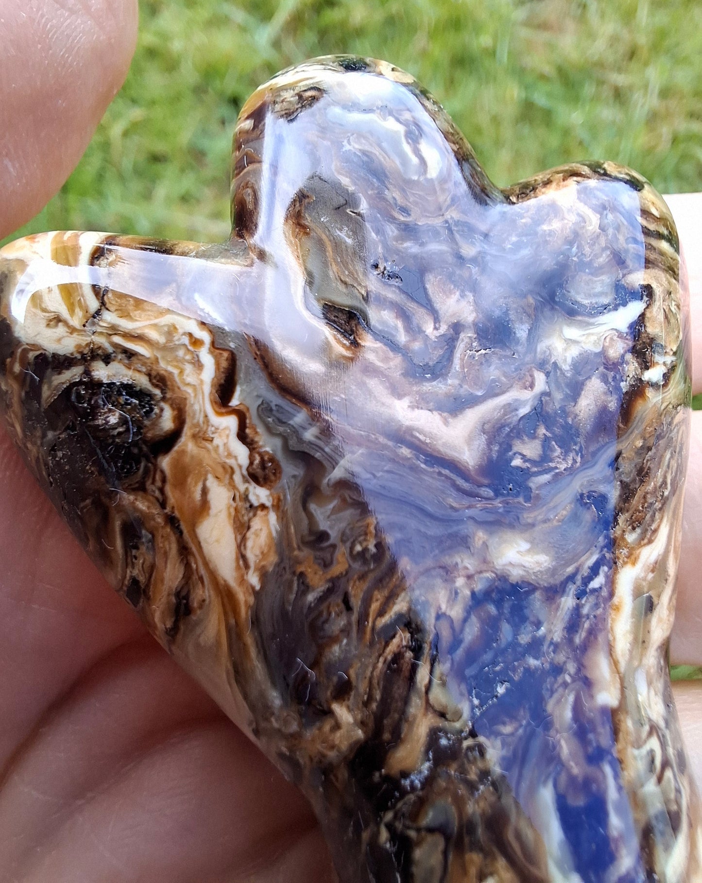 Red Amber Angel, 17.96g, Carving, Fossil (Ref: AA2)