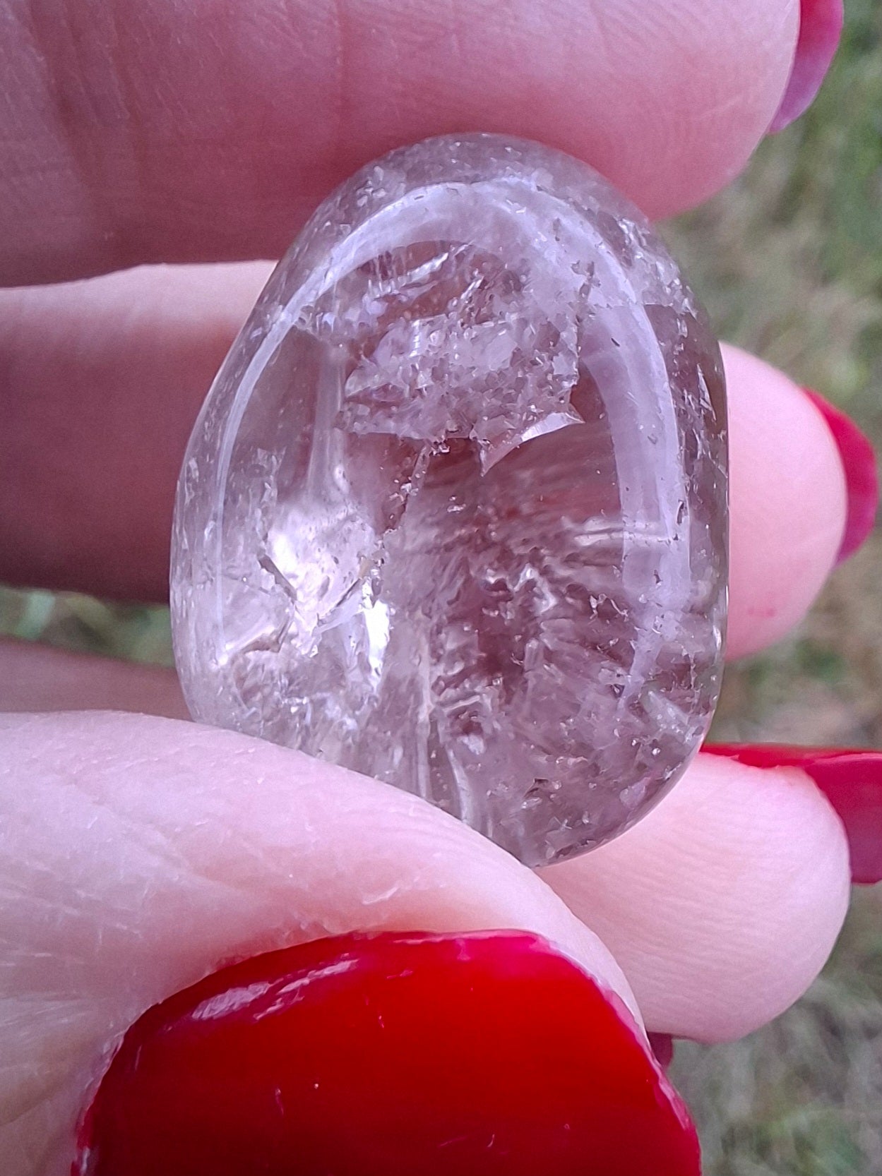 Smoky Quartz, Tumble Stone, Crystal (Ref: T109)