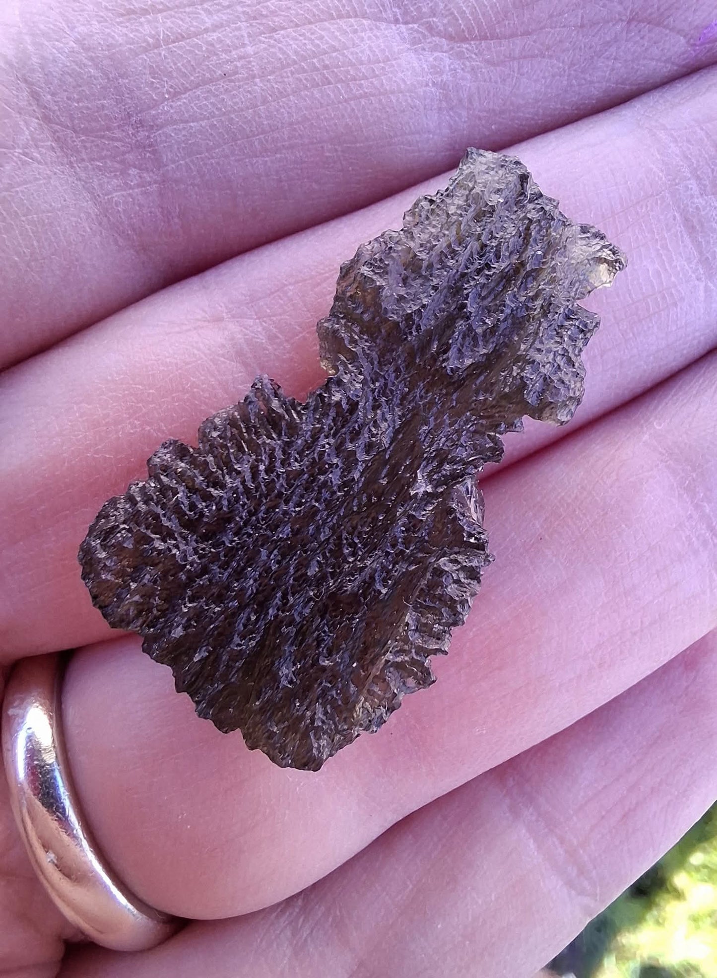 Moldavite Piece, PARYZ, 3.65g, Tektite (Ref: 1299)