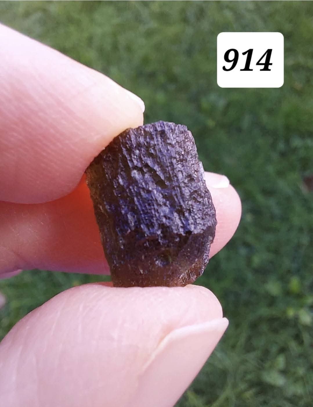 Moldavite Piece, 1.94g, Tektite (Ref: 914)