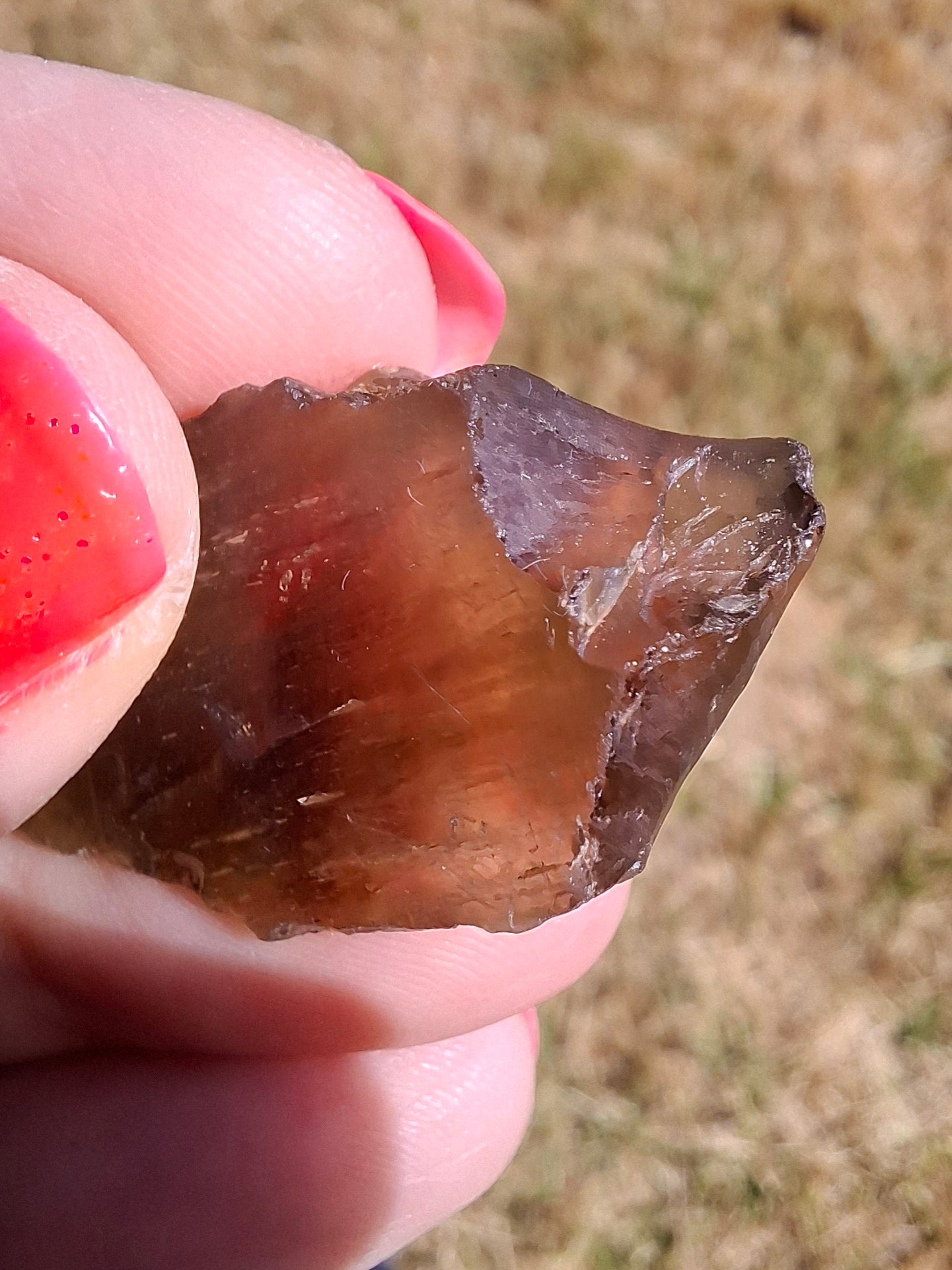 Libyan Desert Glass (darker) Piece, 8.34g, Tektite (Ref: L1370)