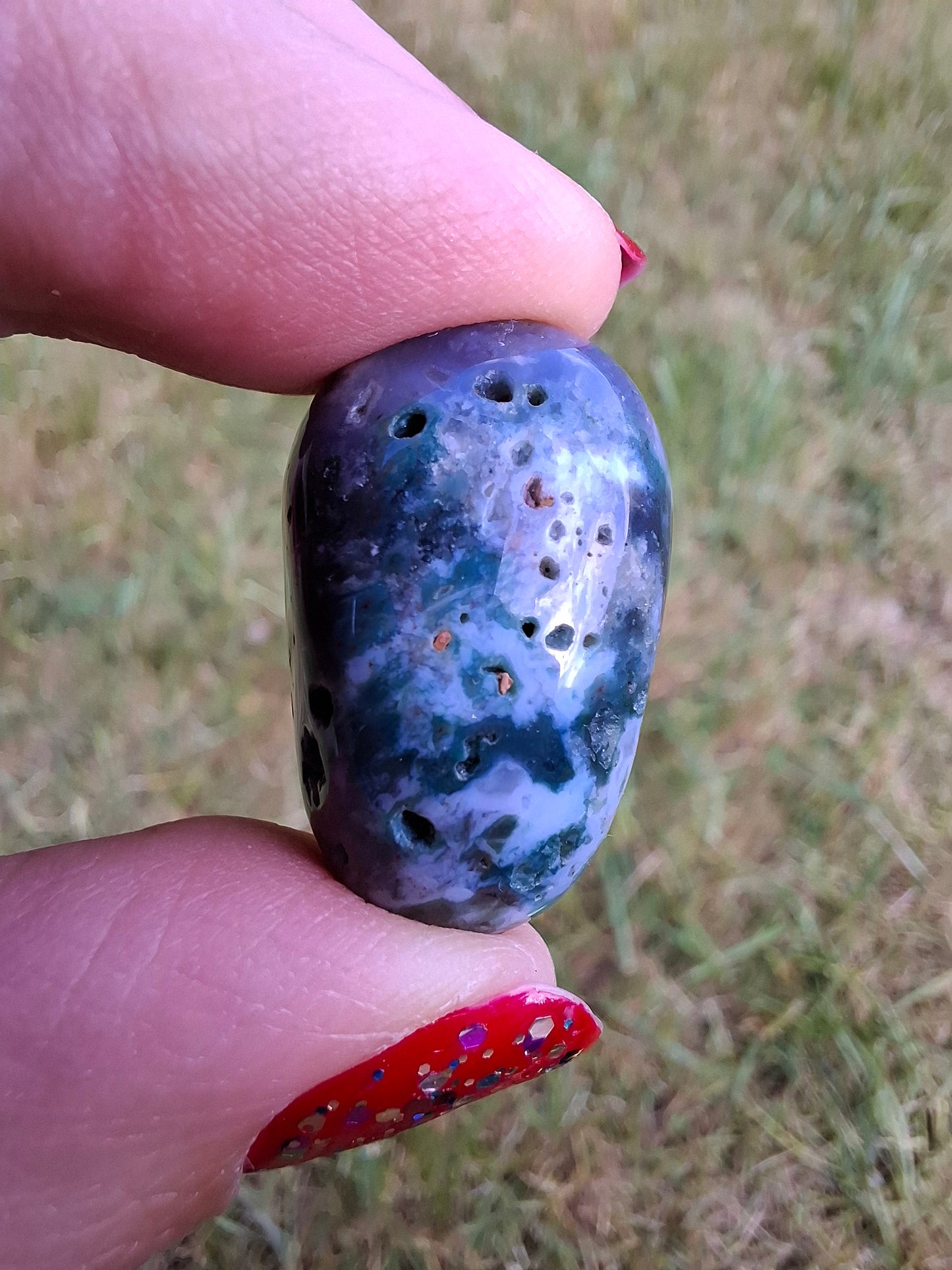 Ocean Jasper, Tumble Stone, Crystal (Ref: T200)