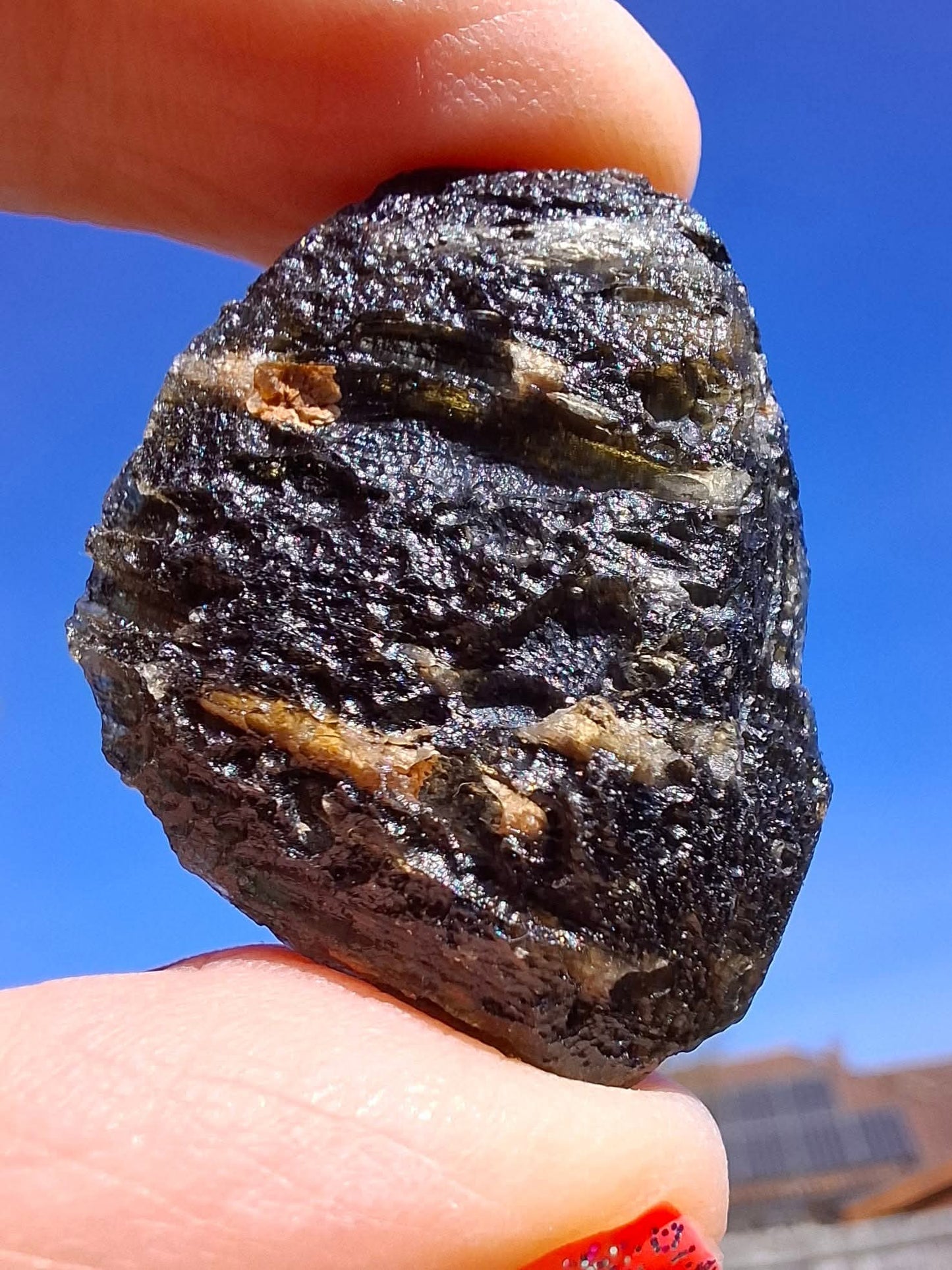 Moldavite Piece, JAKULE, 11.41g, Tektite (Ref: 1176)
