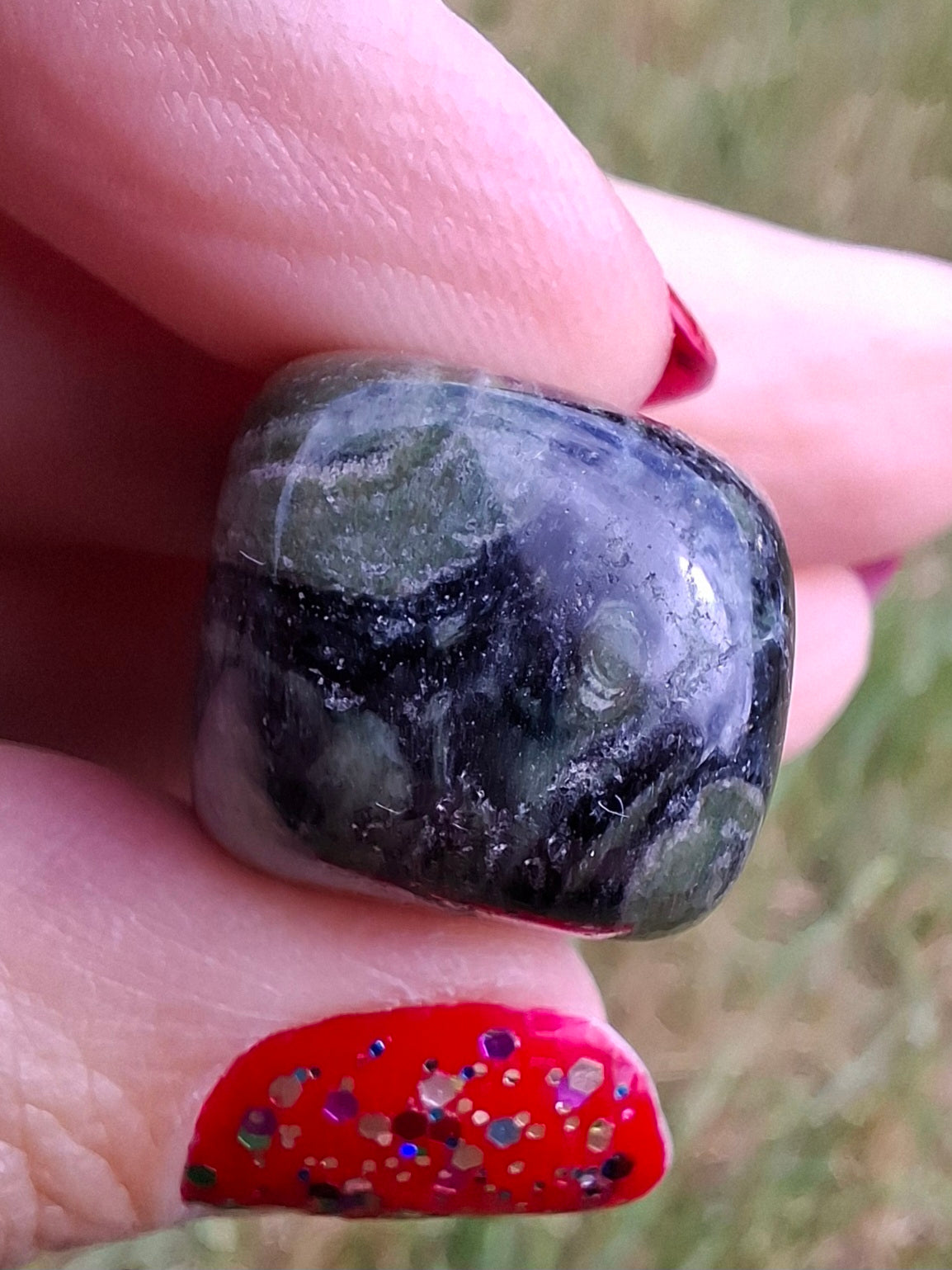 Kambaba Jasper, Tumble Stone, Crystal (Ref: T161)
