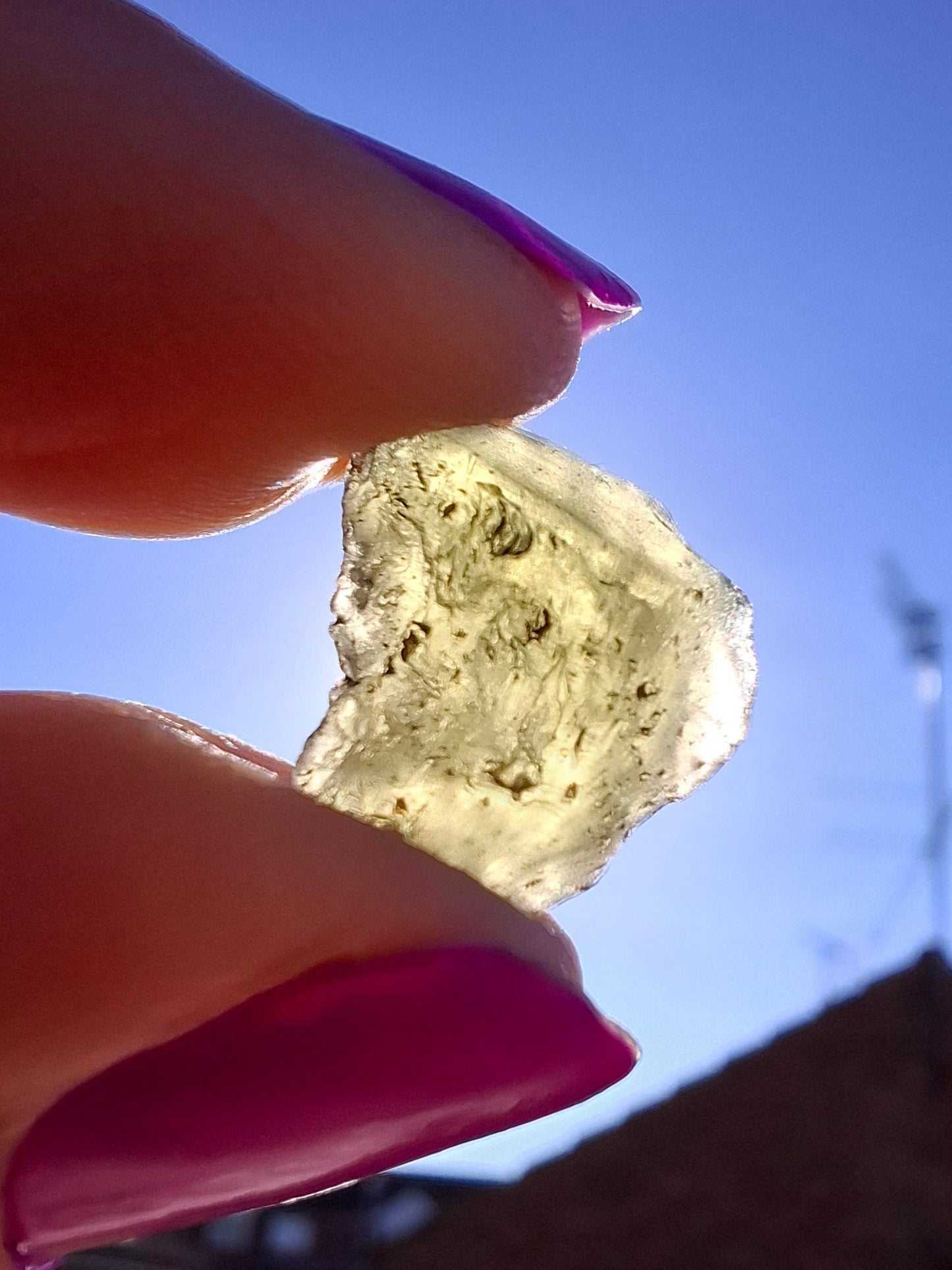 Moldavite Piece, 1.16g, Tektite (Ref: 1461)