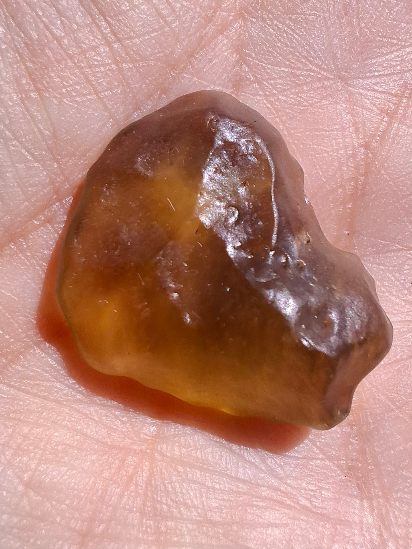Libyan Desert Glass (darker) Piece, 4.84g, Tektite (Ref: L1360)