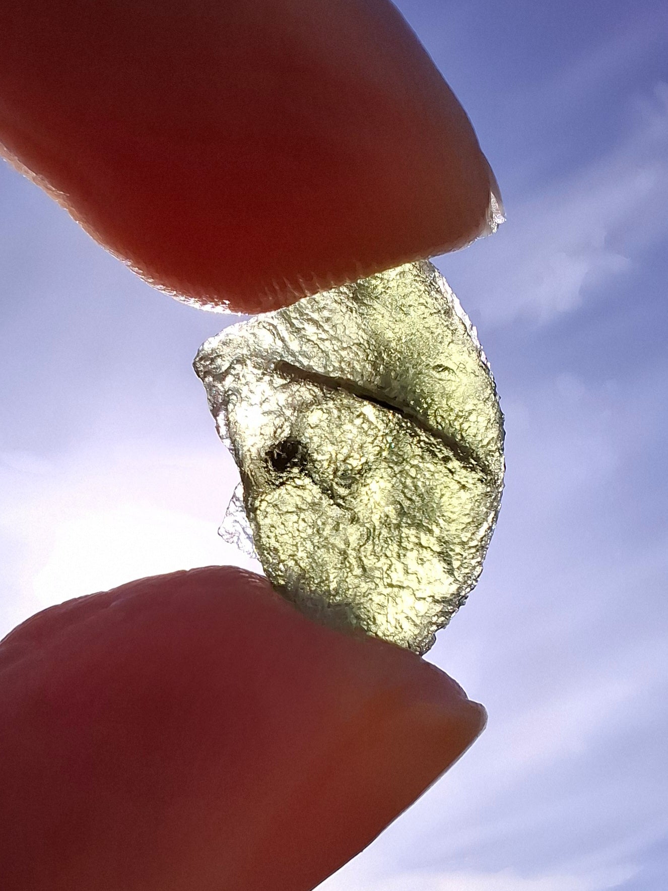 Moldavite Piece, 1.13g, Tektite (Ref: 1335)