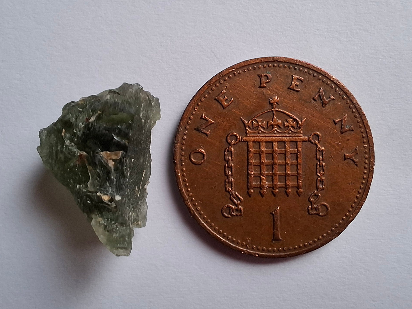 Moldavite Piece, 1.23g, Tektite (Ref: 1484)