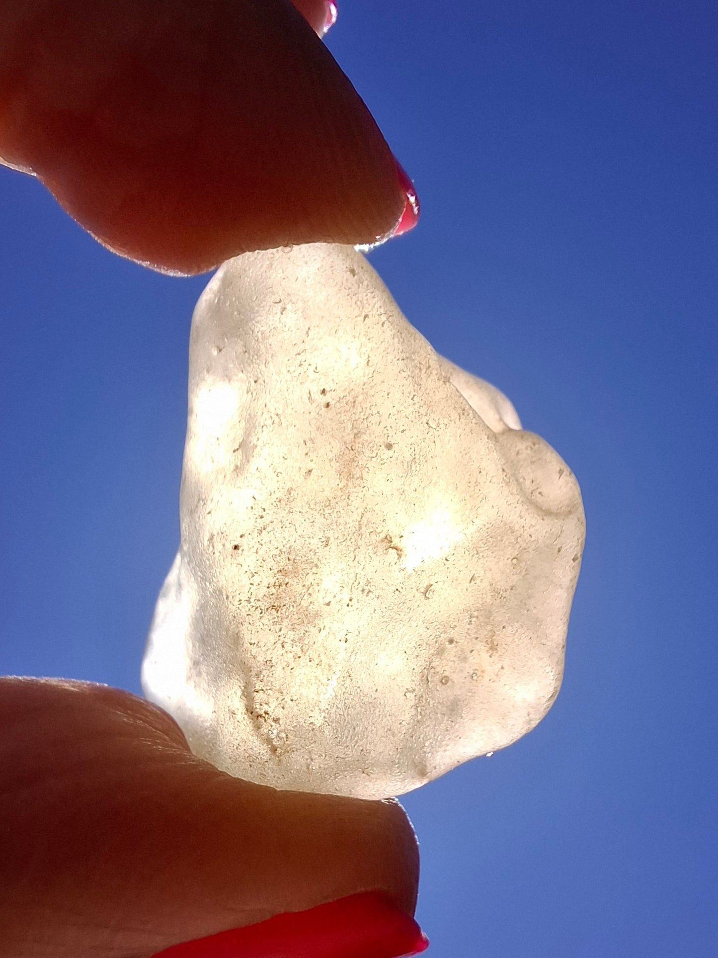 Libyan Desert Glass Piece, 12.90g, Tektite (Ref: LE243)
