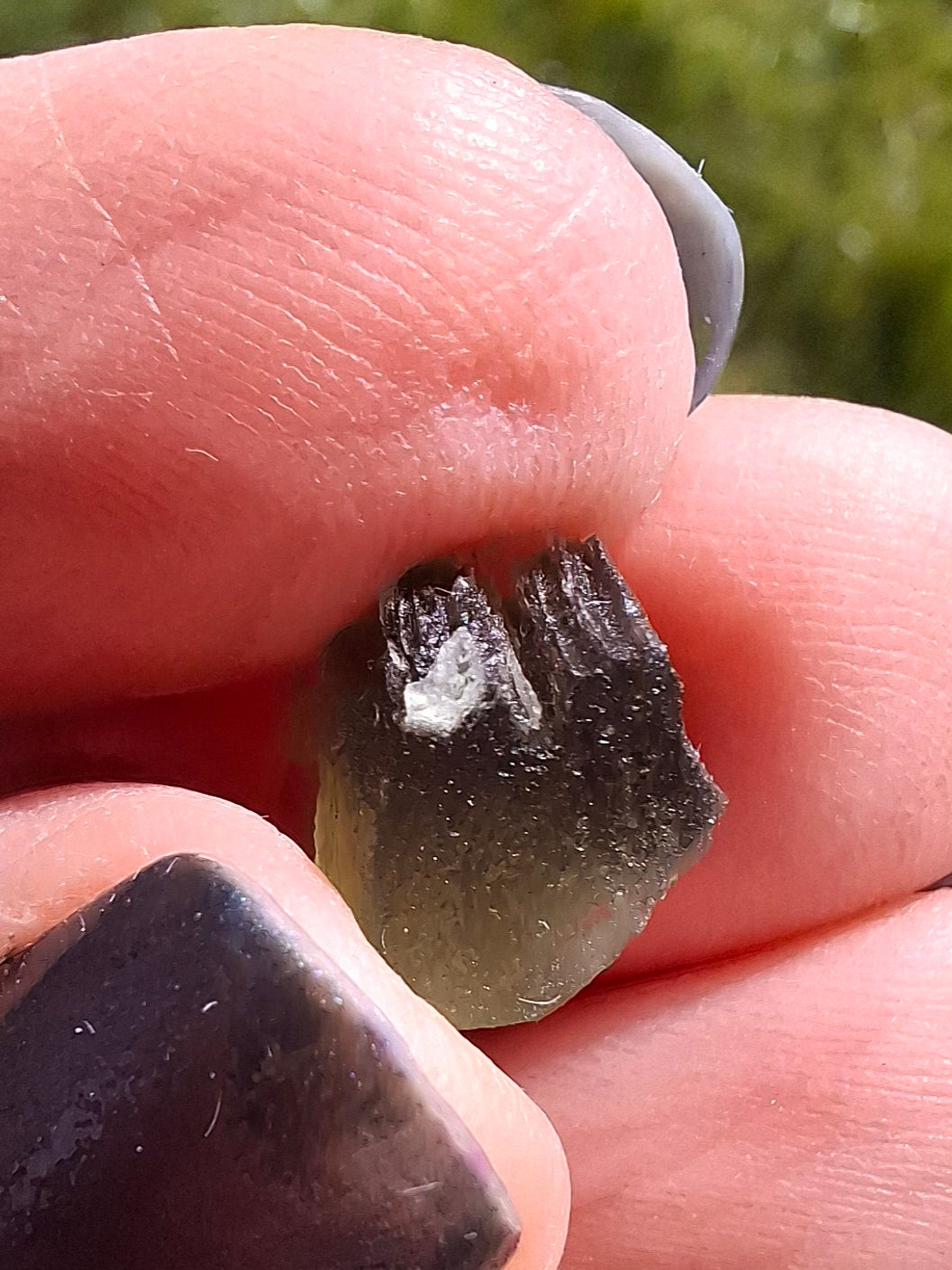 Moldavite Piece, 1.00g, Tektite (Ref: 1398)