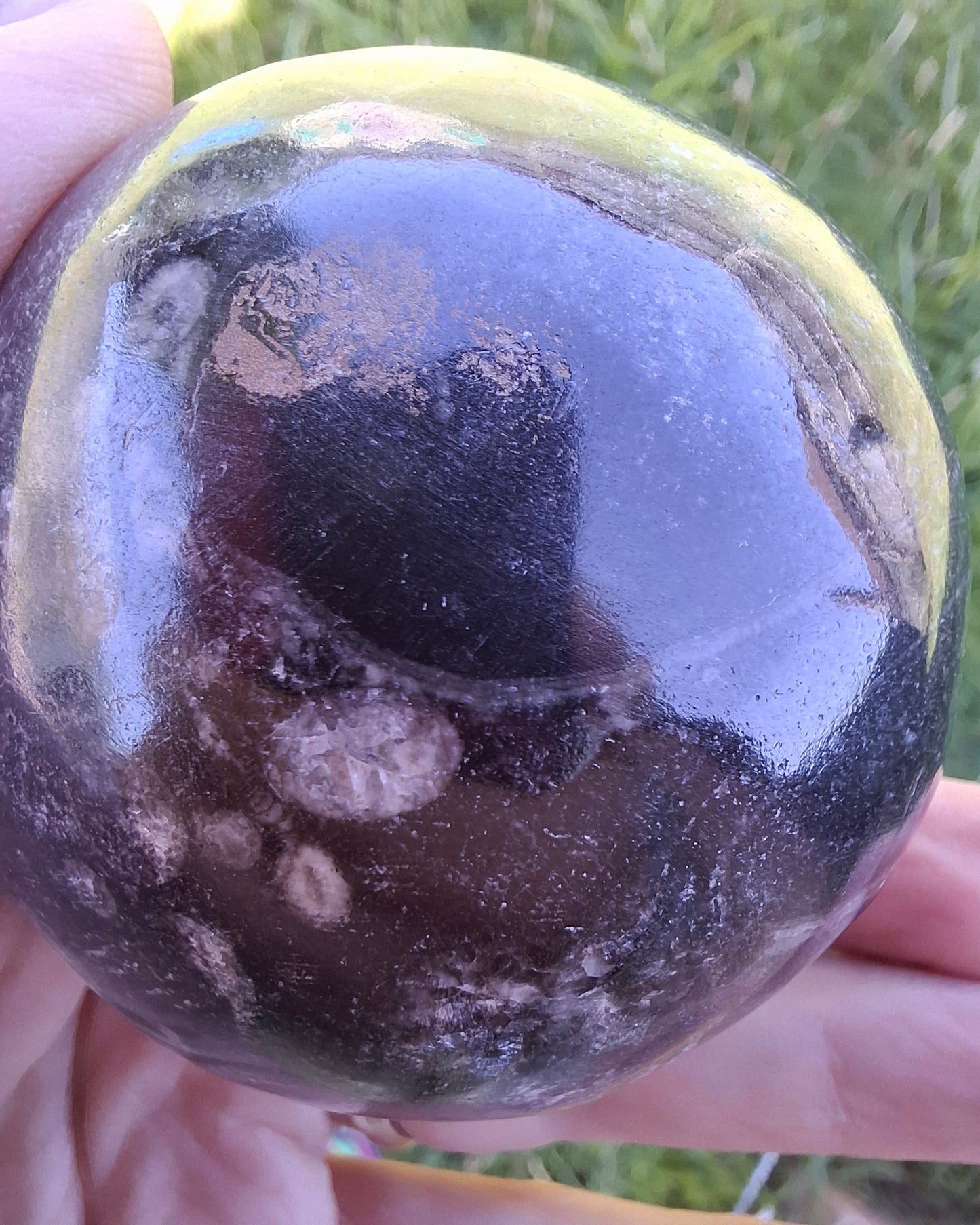 Orthoceras Sphere, Fossil (Ref: OS3)
