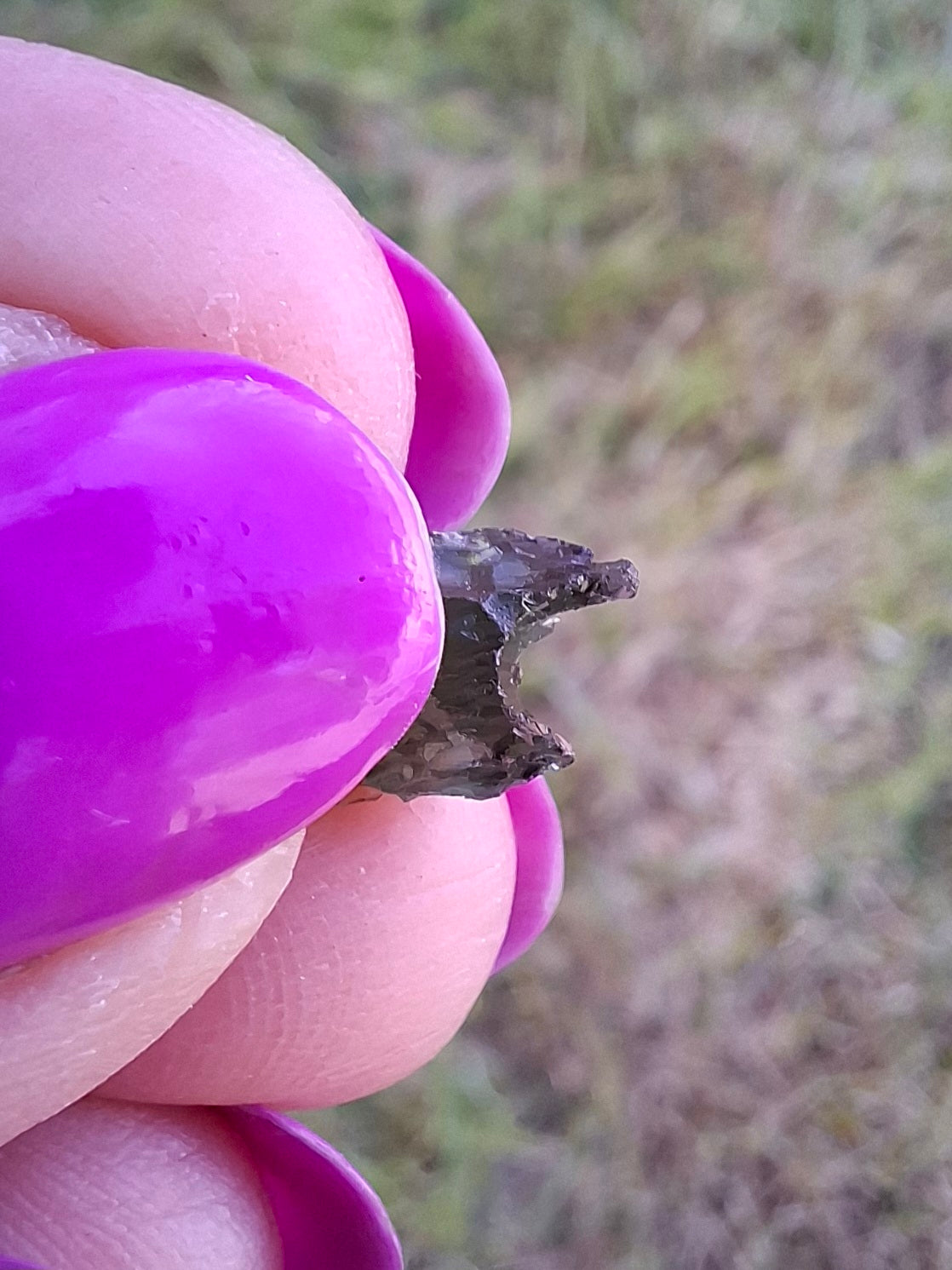 Moldavite small Piece, 0.40g, Tektite (Ref: 1458)