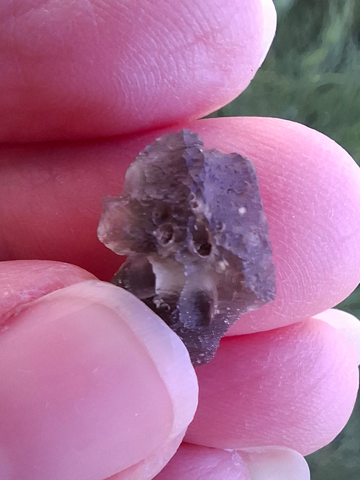 DRILLED, Moldavite Piece, 0.96g, Tektite (Ref: D27)