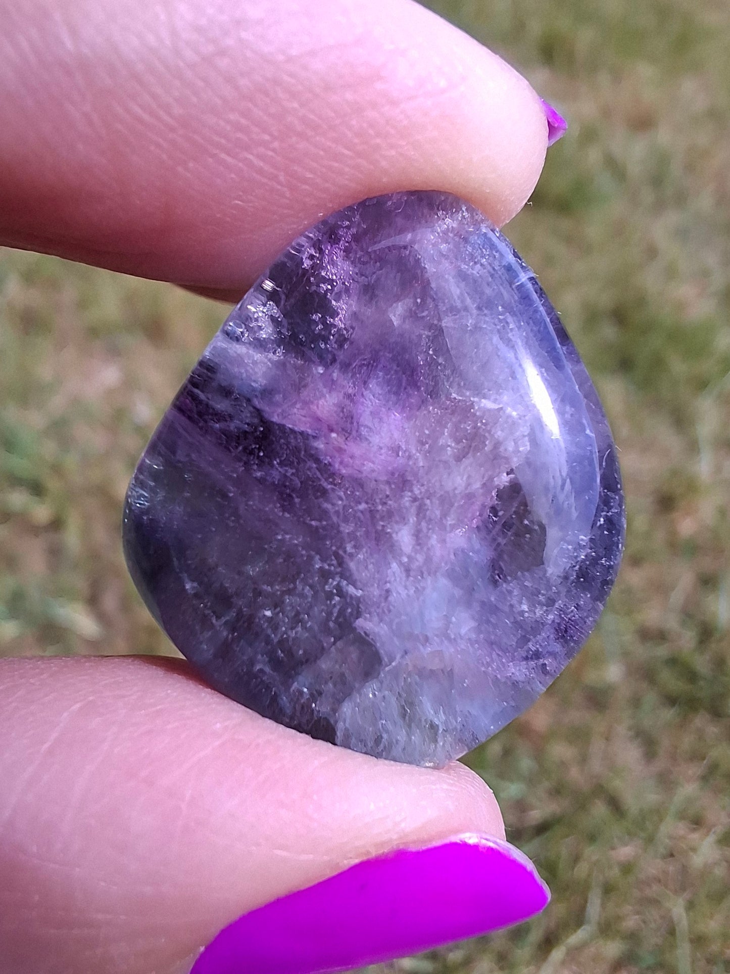 Fluorite, Tumble Stone, Crystal (Ref: T53)