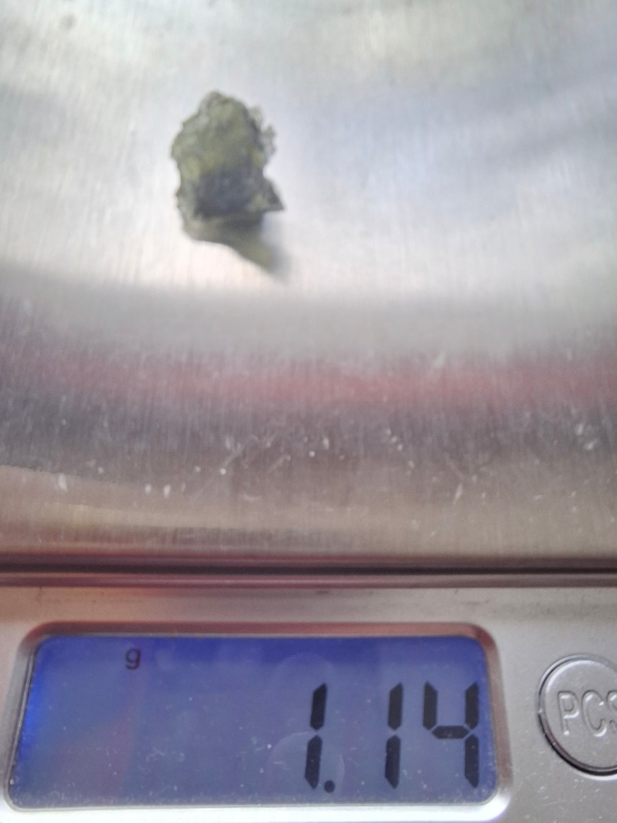Moldavite Piece, 1.14g, Tektite (Ref: 1511)