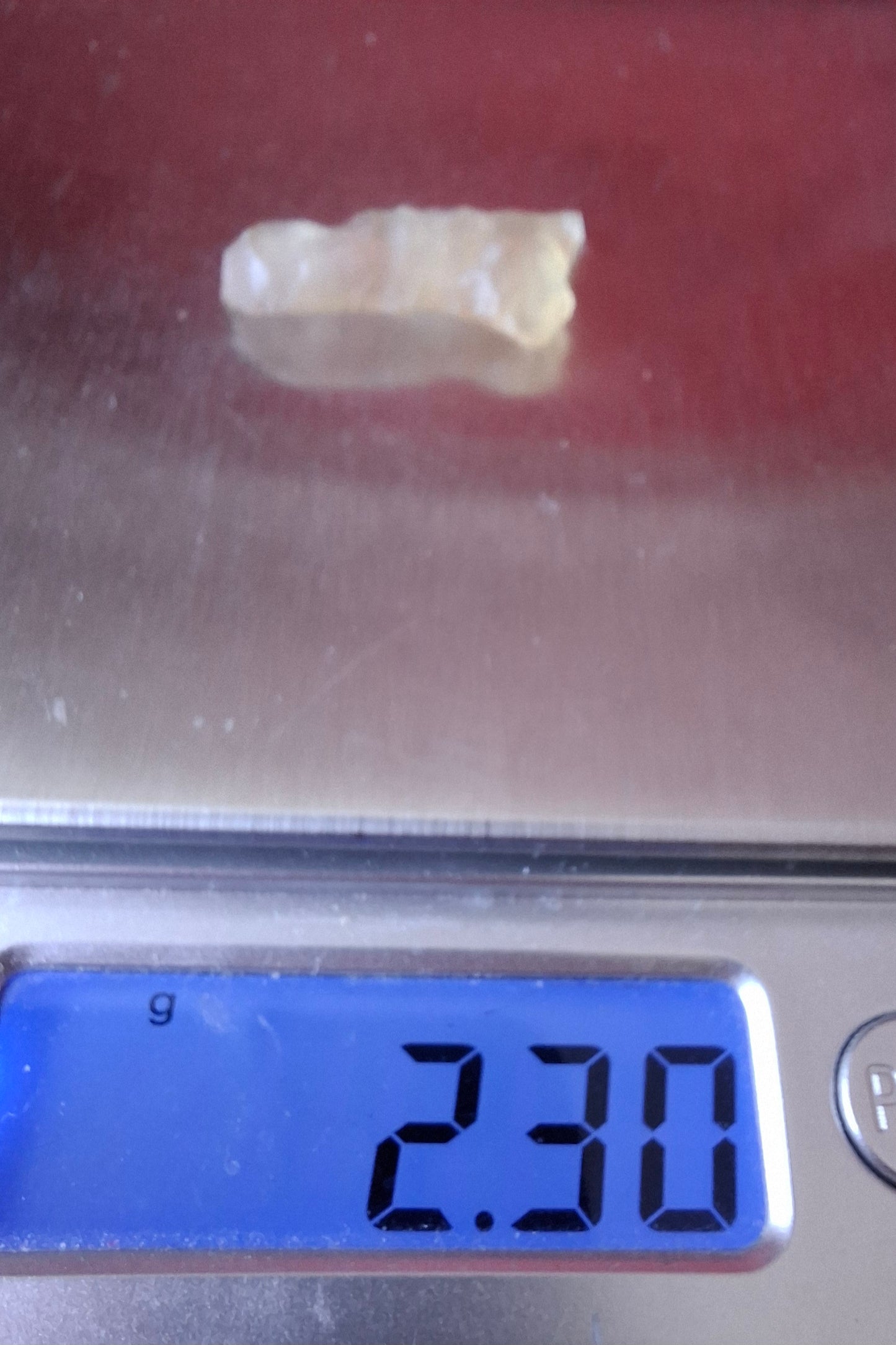 Libyan Desert Glass small Piece, 2.30g, Tektite (Ref: L1355)
