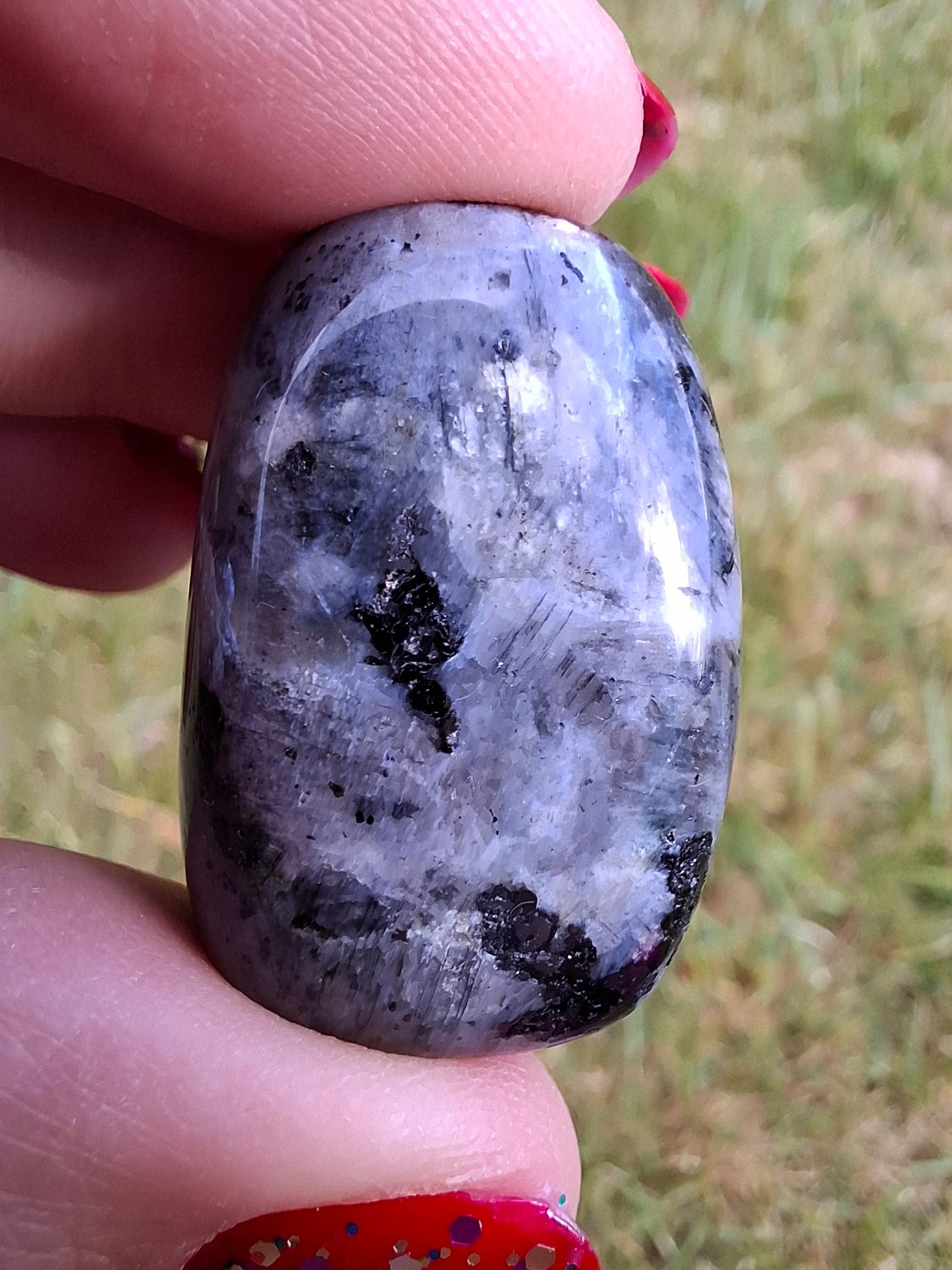 Larvikite, Tumble Stone, Crystal (Ref: T124)