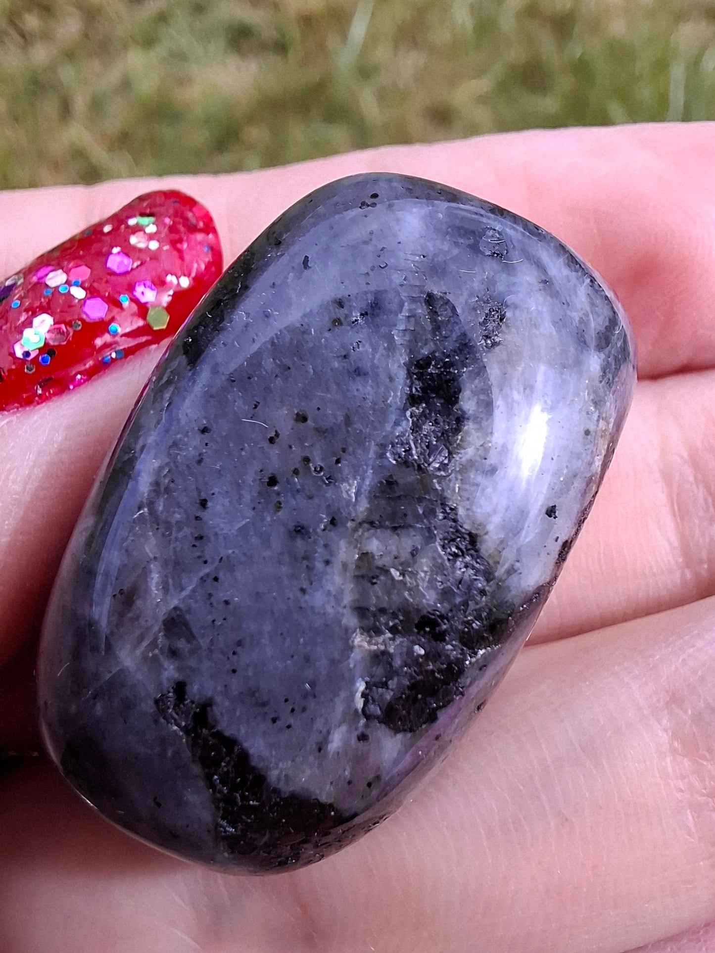 Larvikite, Tumble Stone, Crystal (Ref: T124)