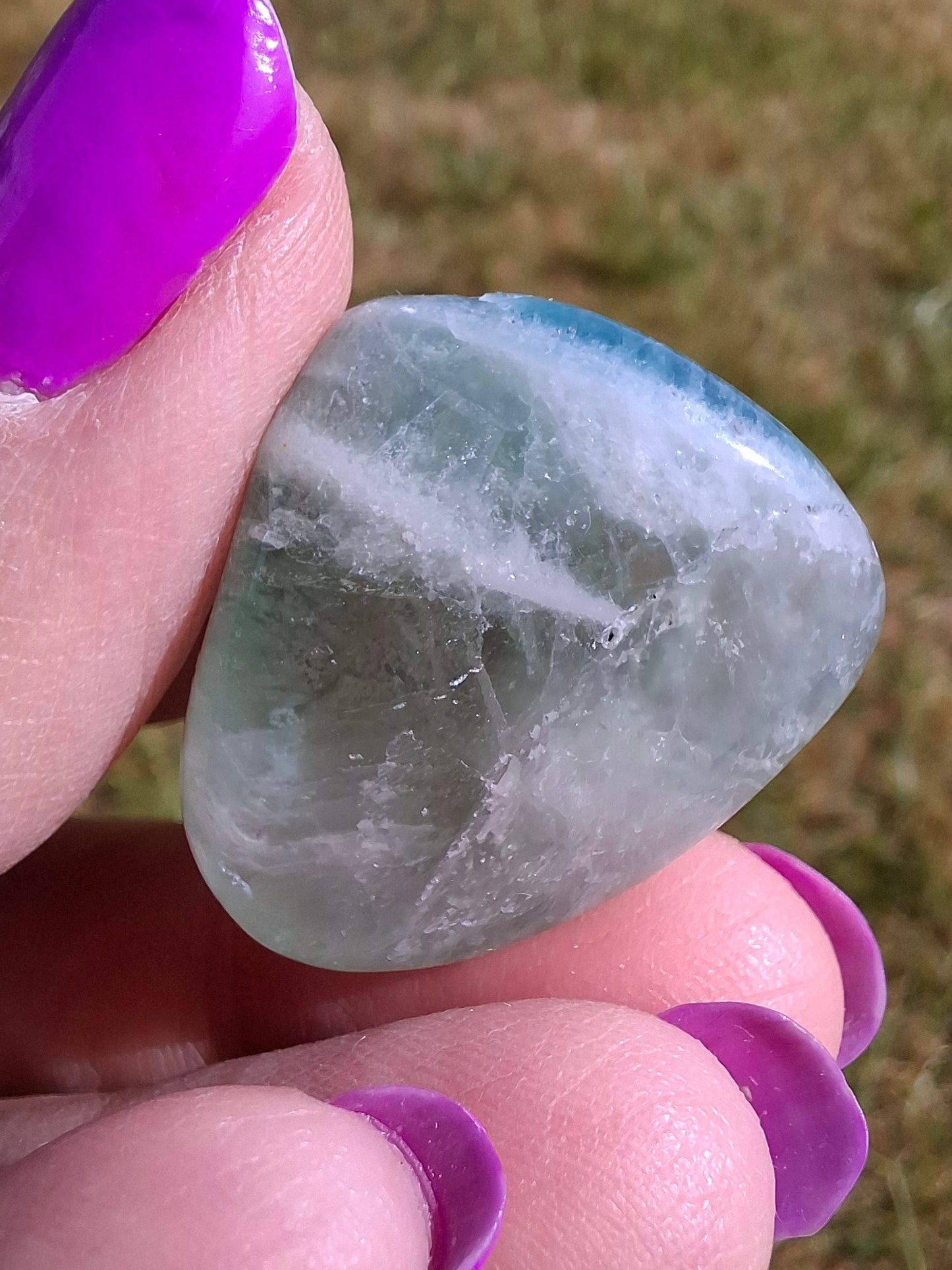 Fluorite, Tumble Stone, Crystal (Ref: T56)