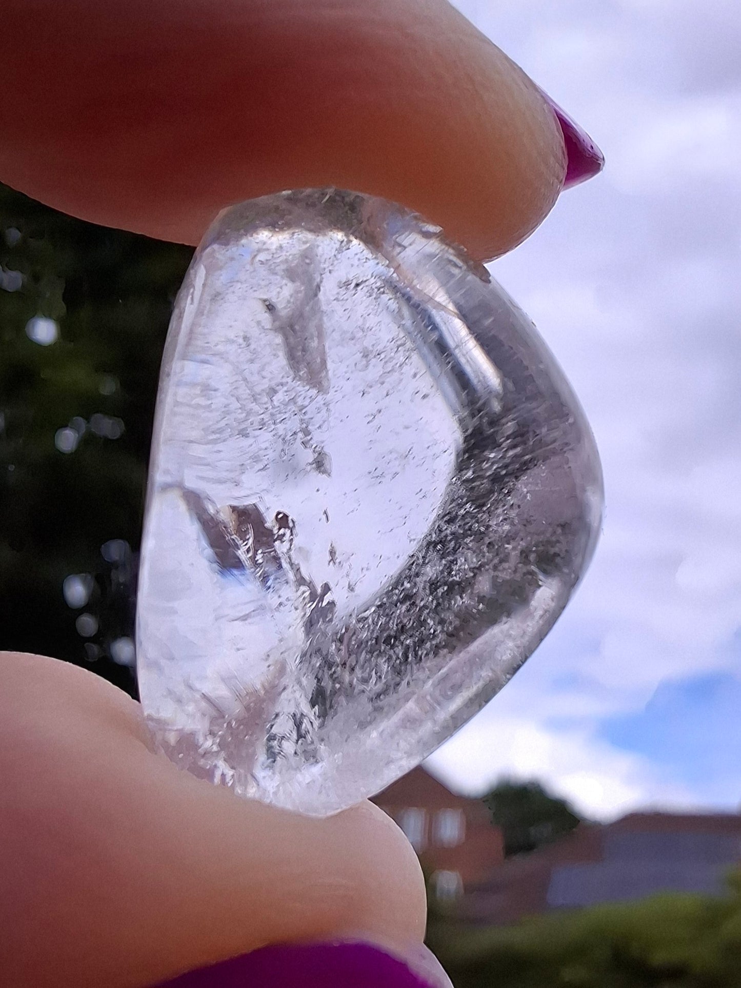 Clear Quartz, Tumble Stone, Crystal (Ref: T32)