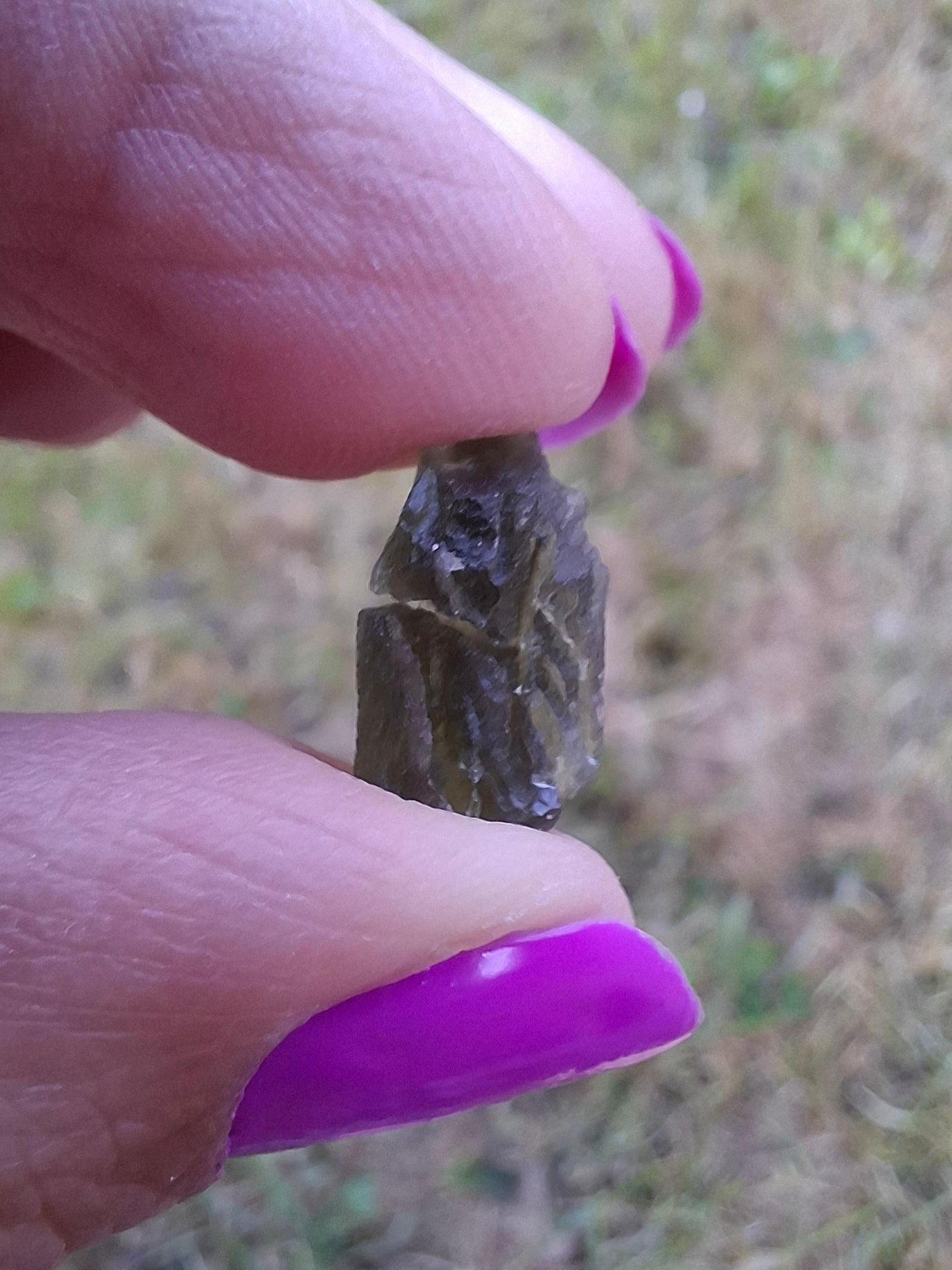 Moldavite Piece, 1.00g, Tektite (Ref: 1442)