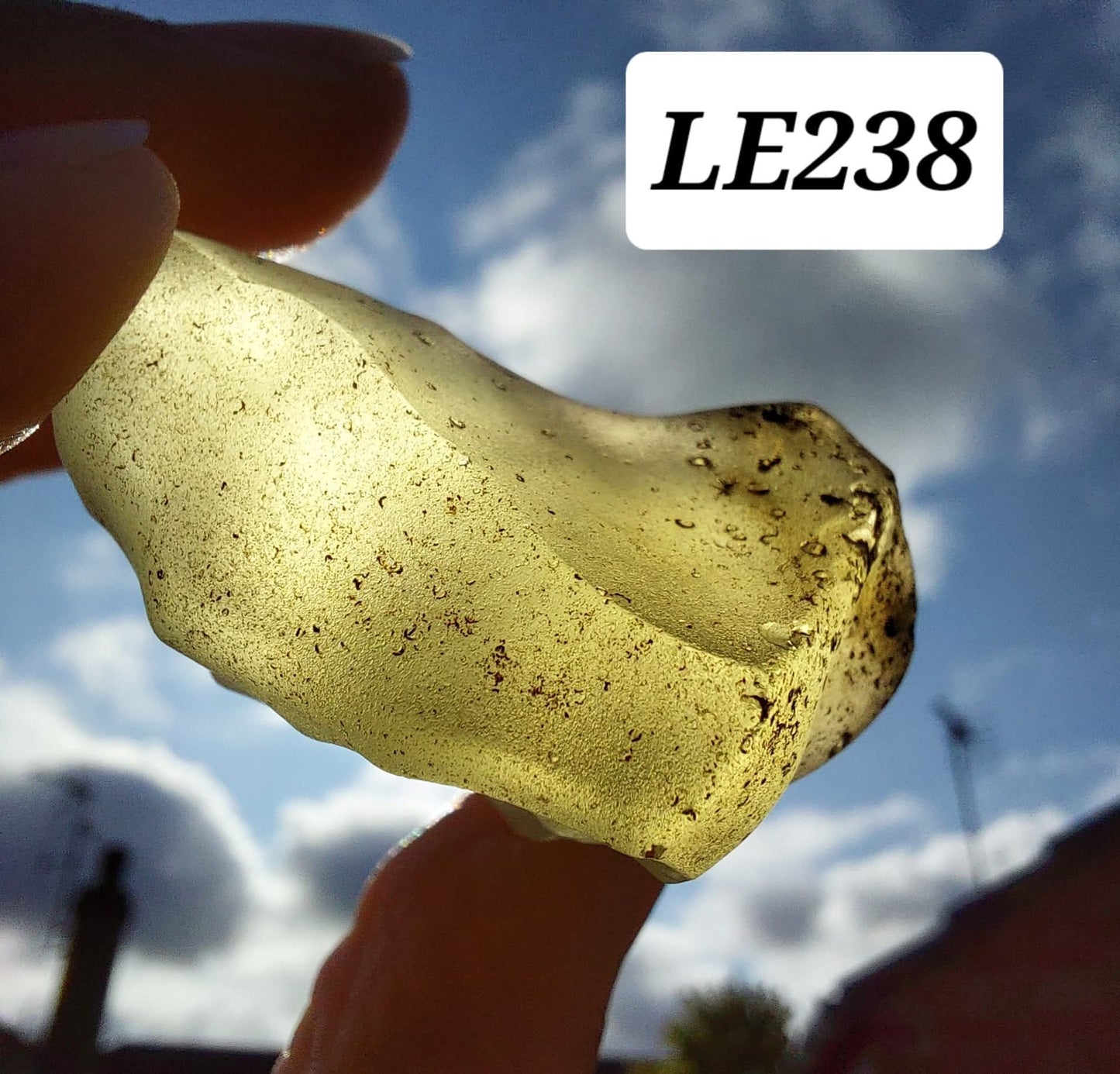 Libyan Desert Glass Piece, 29.87g, Tektite (Ref: LE238)