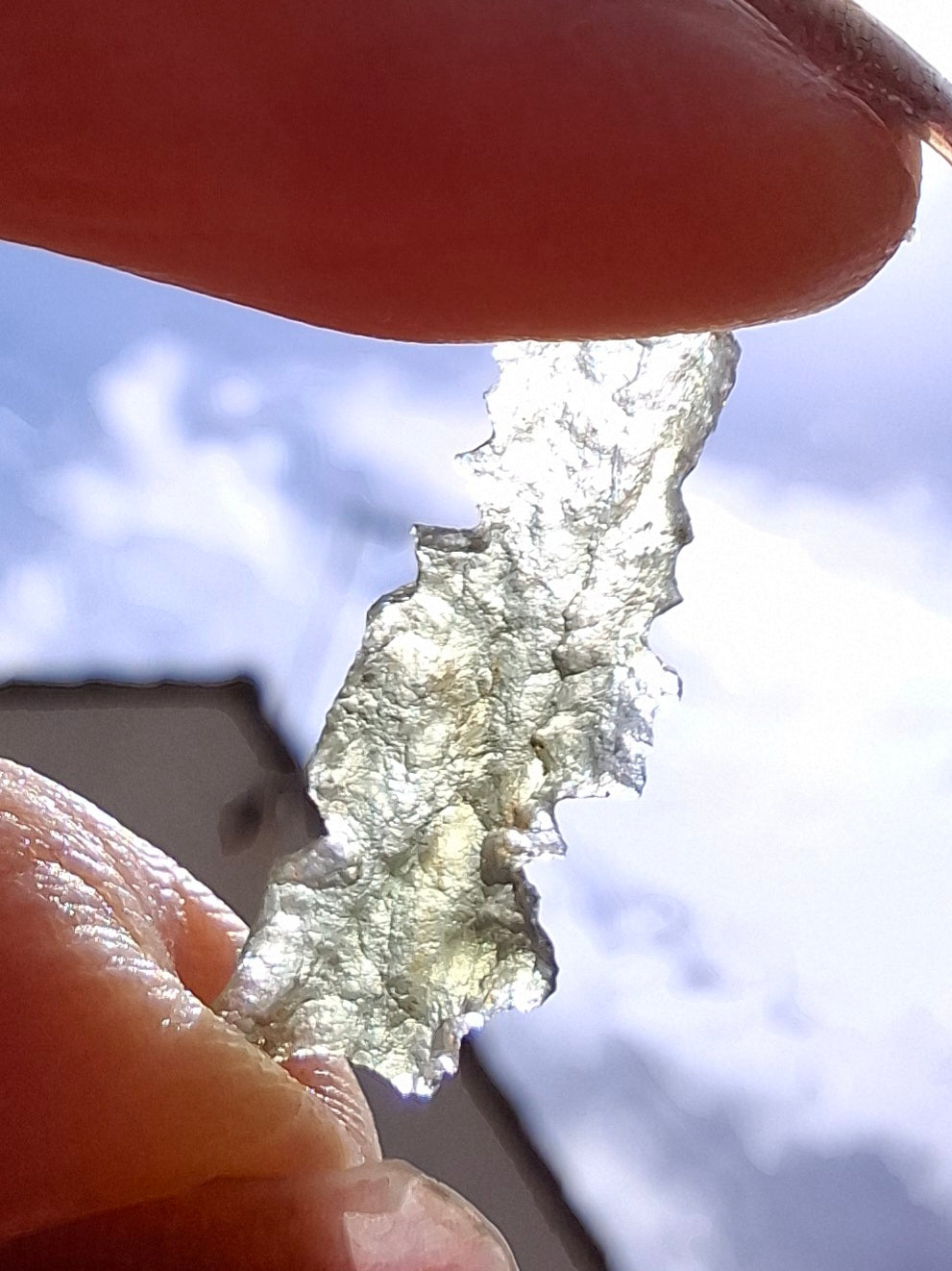 Moldavite Piece, 0.33g, Tektite (Ref: 1488)