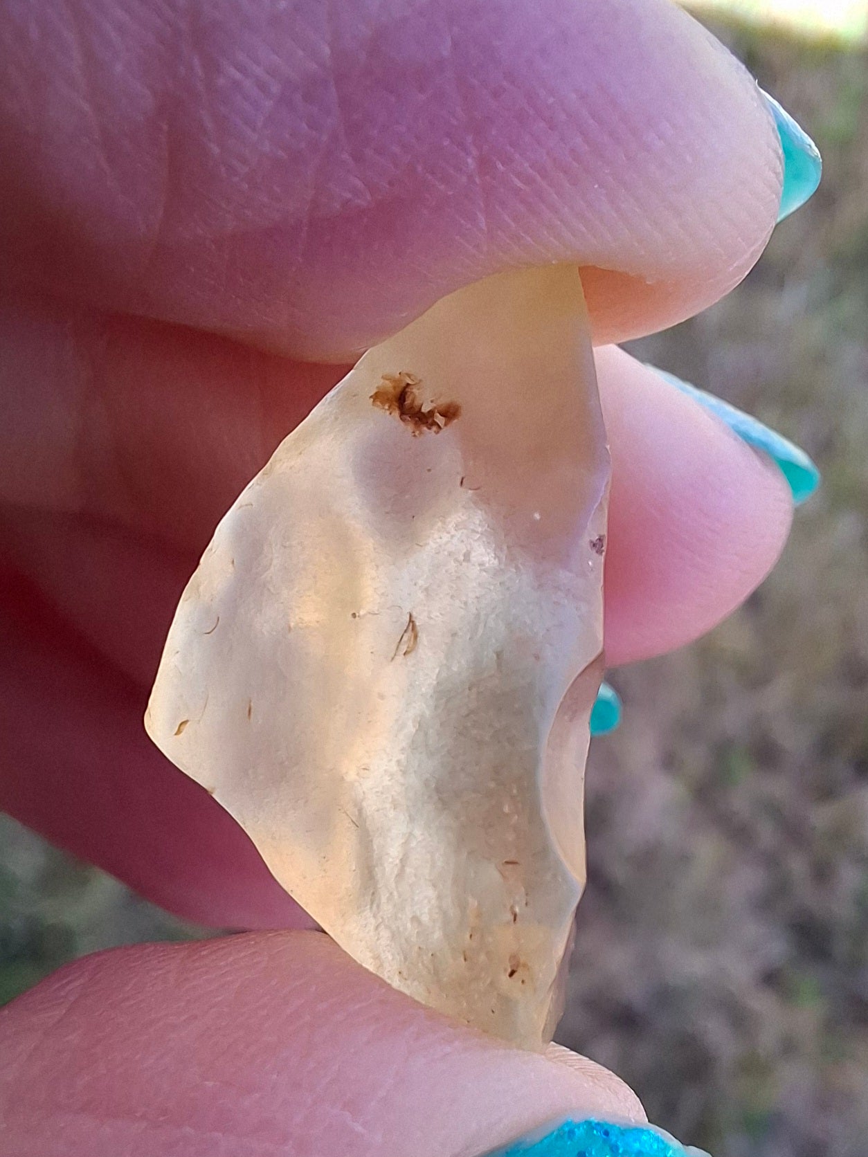 Libyan Desert Glass Piece, 4.76g, Tektite