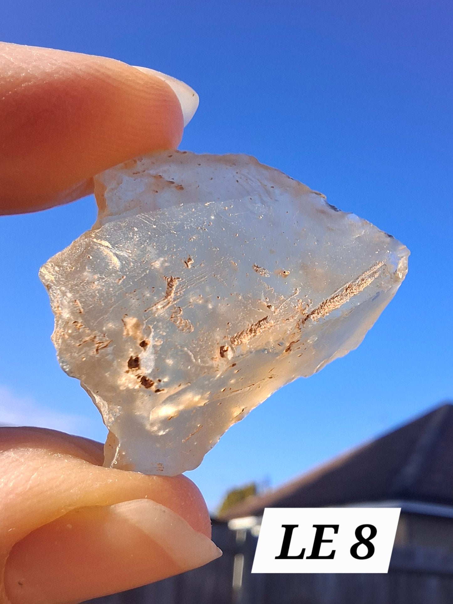 Libyan Desert Glass Piece, 7.91g, Tektite (Ref: LE8)