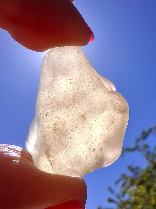 Libyan Desert Glass Piece, 12.90g, Tektite (Ref: LE243)