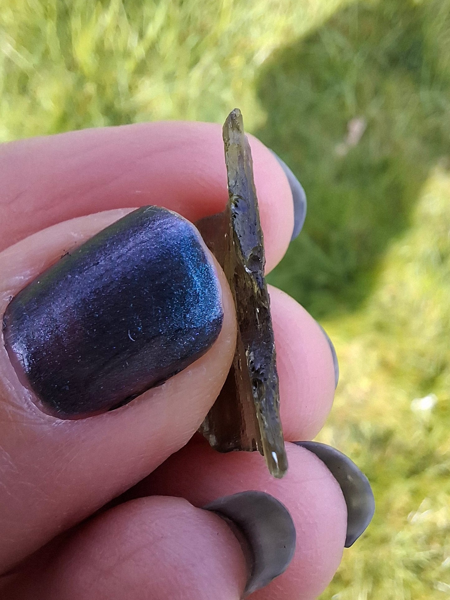 Moldavite Piece, 1.07g, Tektite (Ref: 1394)